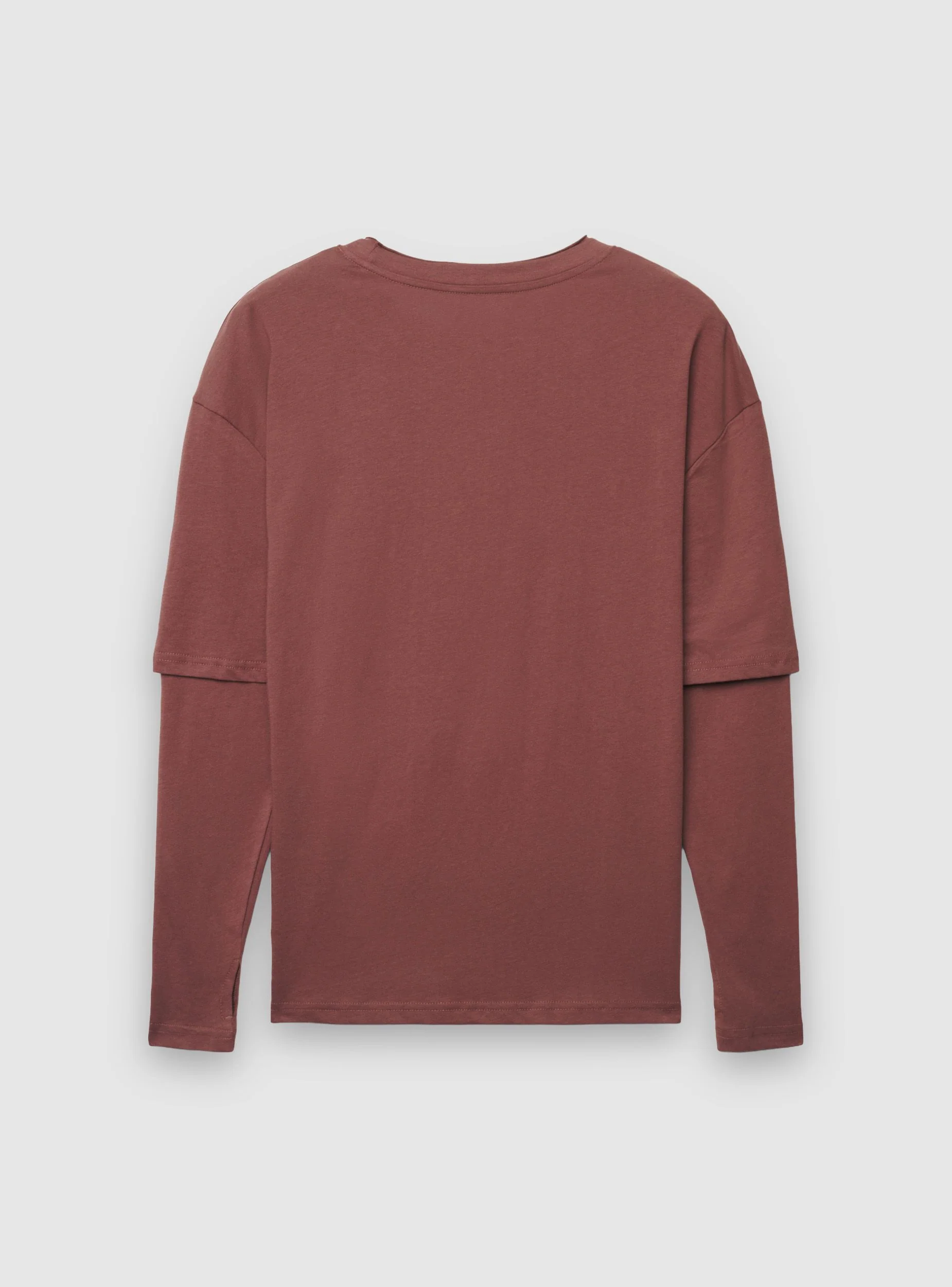 T-shirt effetto doppio strato - Image 5