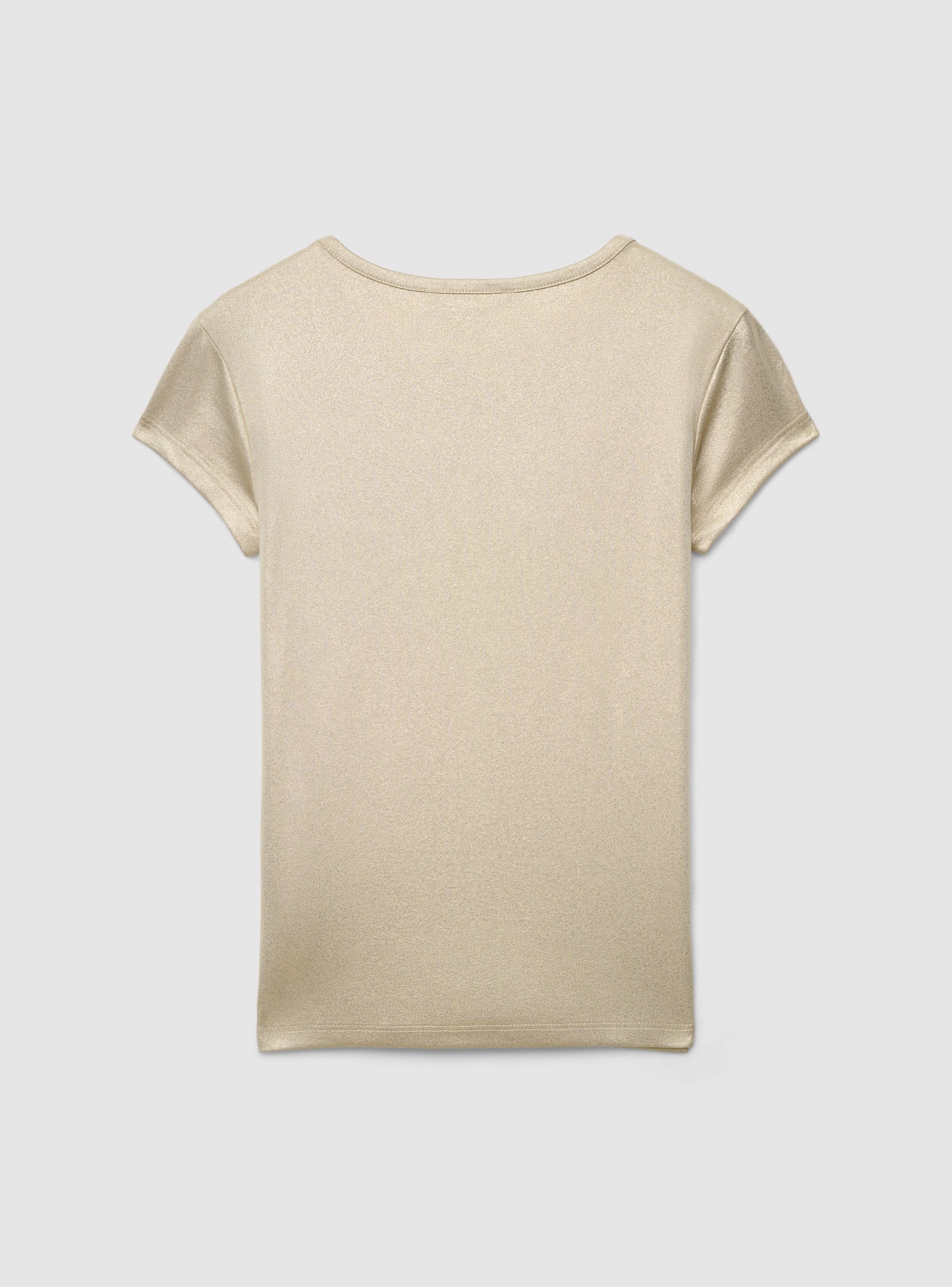 T-shirt elasticizzata effetto luccicante - Image 6