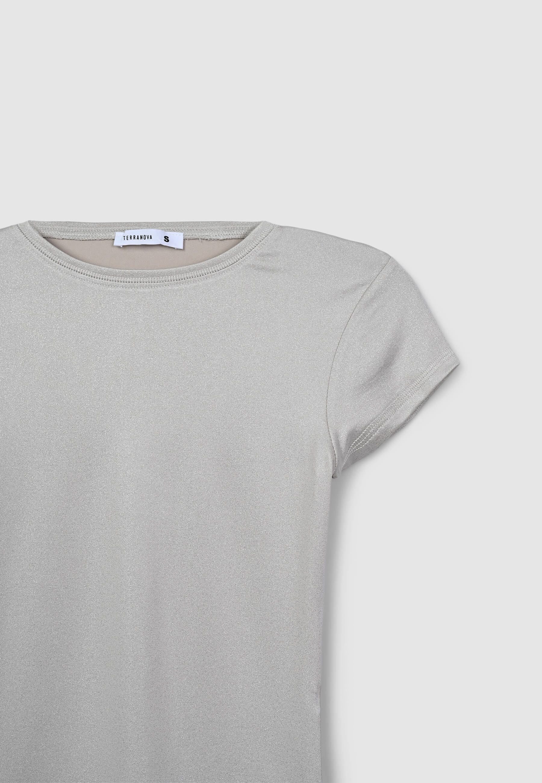 T-shirt elasticizzata luccicante - Image 7