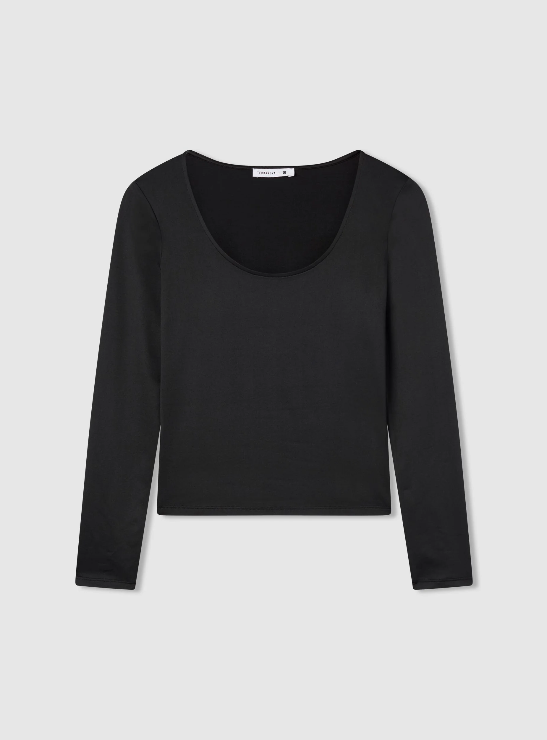 T-shirt elasticizzata scollo tondo - Image 5