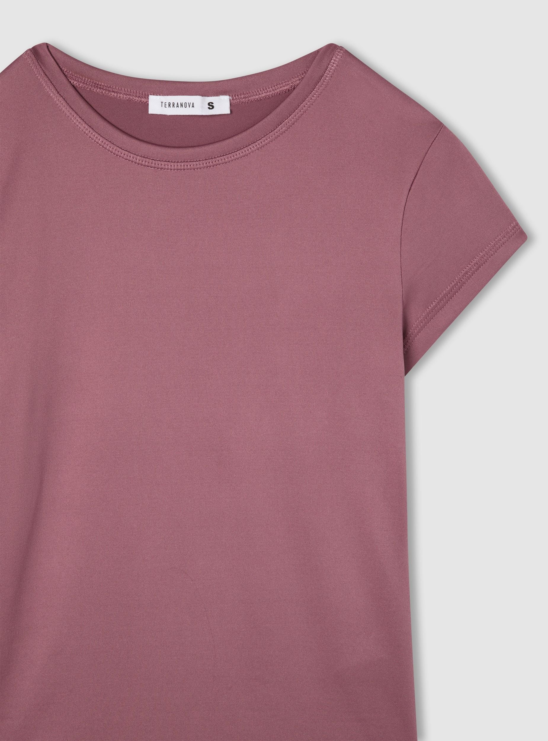 T-shirt elasticizzata tinta unita - Image 7