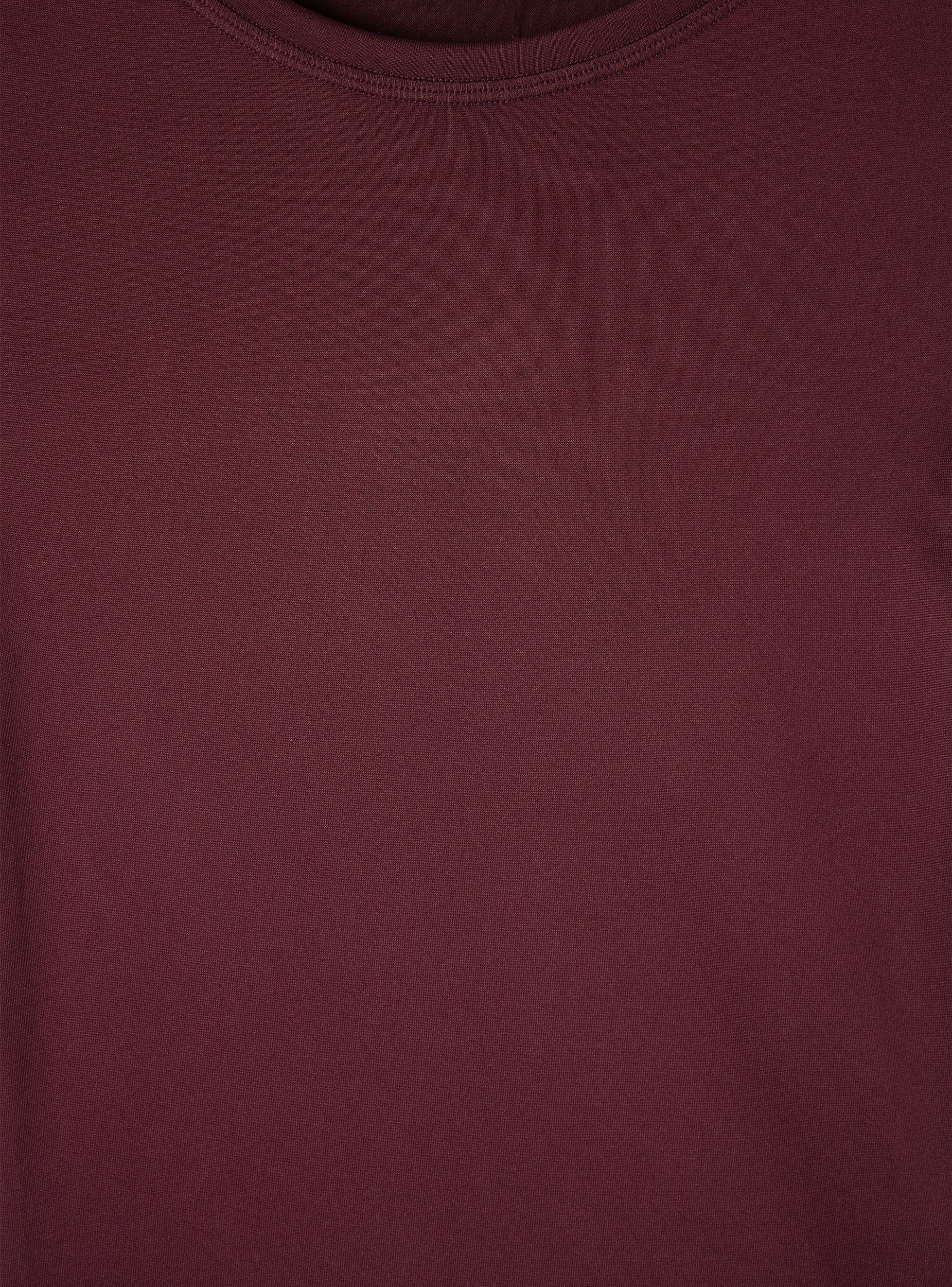 T-shirt elasticizzata tinta unita - Image 5