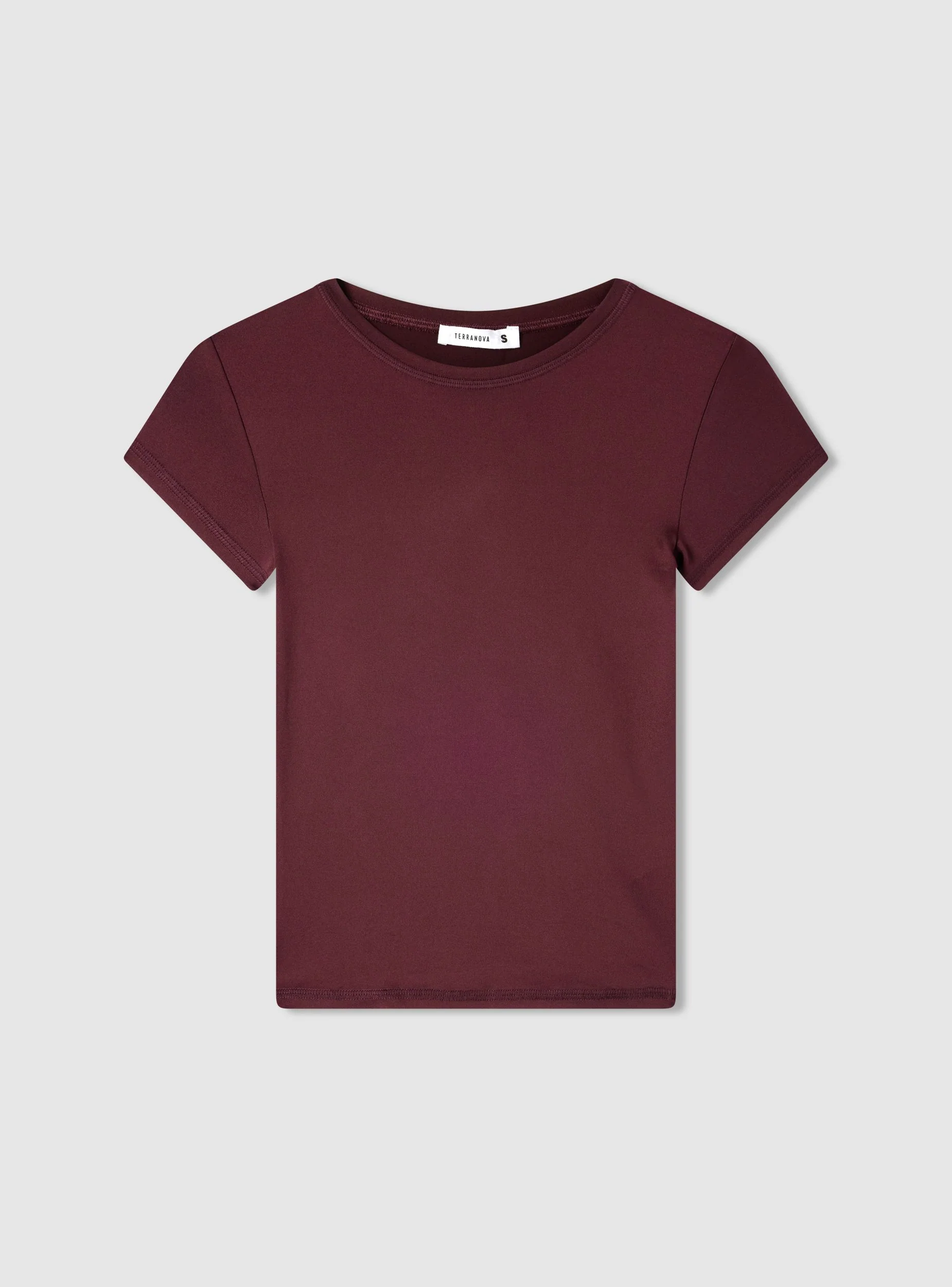 T-shirt elasticizzata tinta unita - Image 6