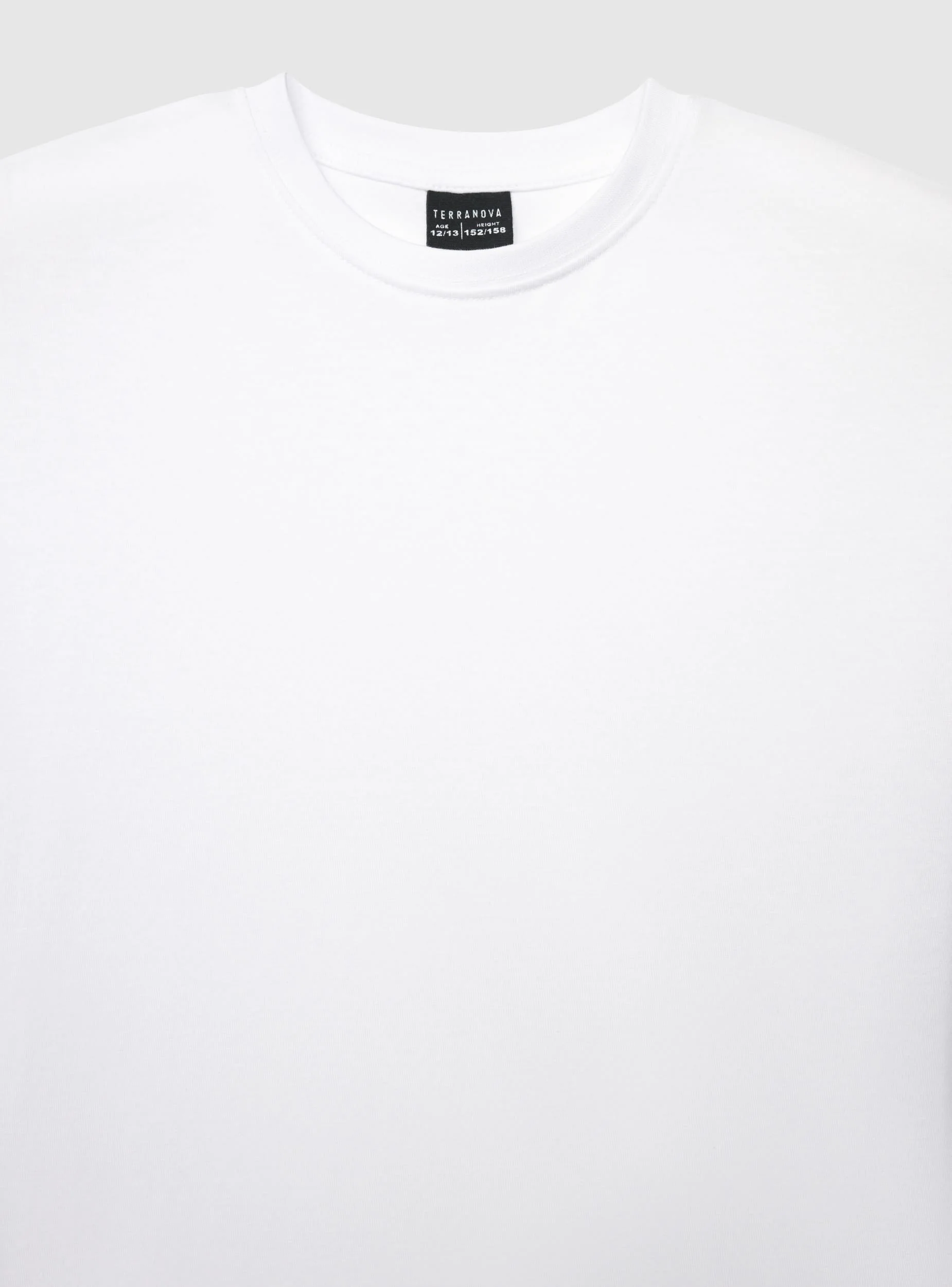 T-shirt girocollo a tinta unita - Image 2