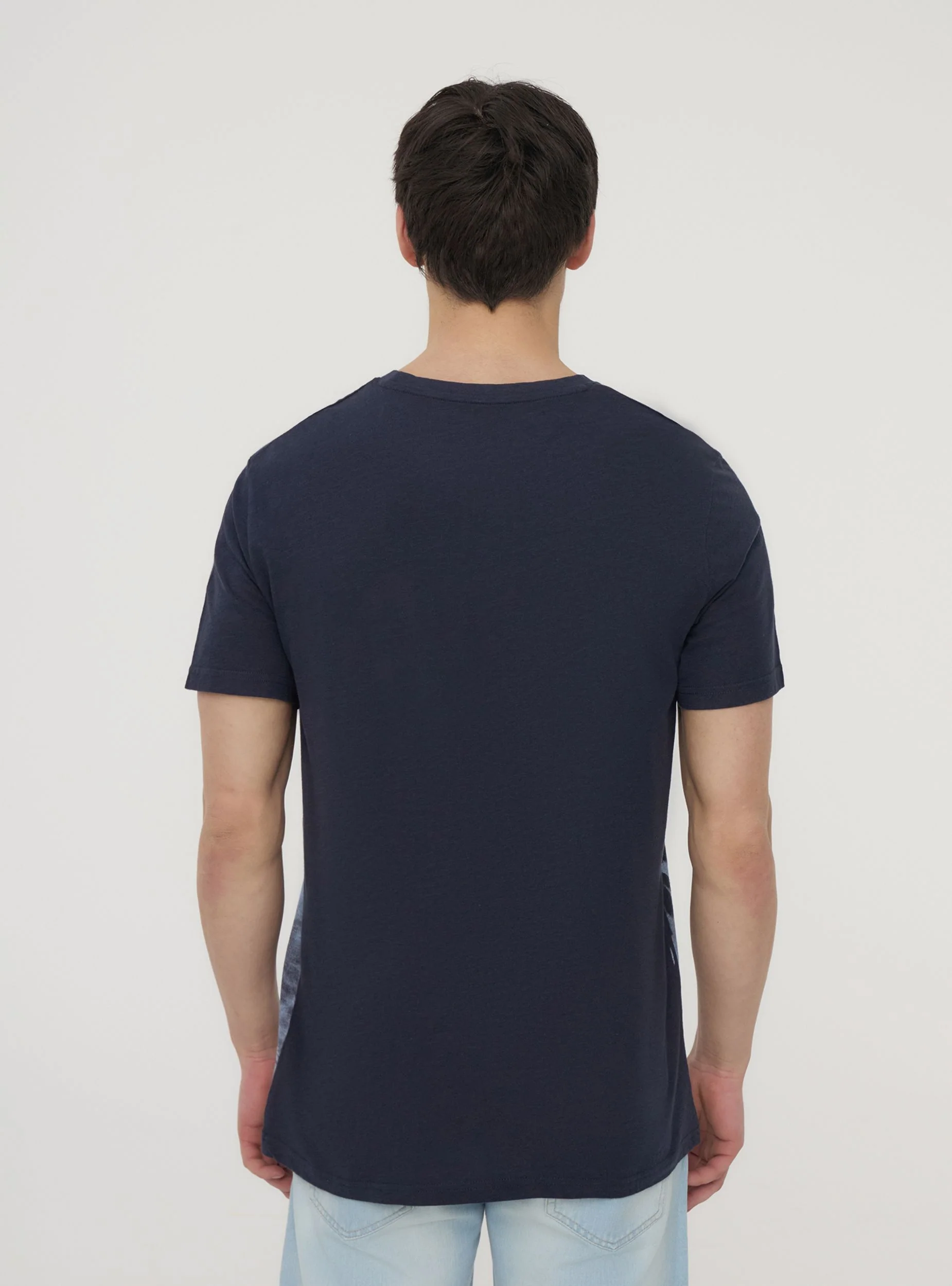 T-shirt girocollo stampa palme