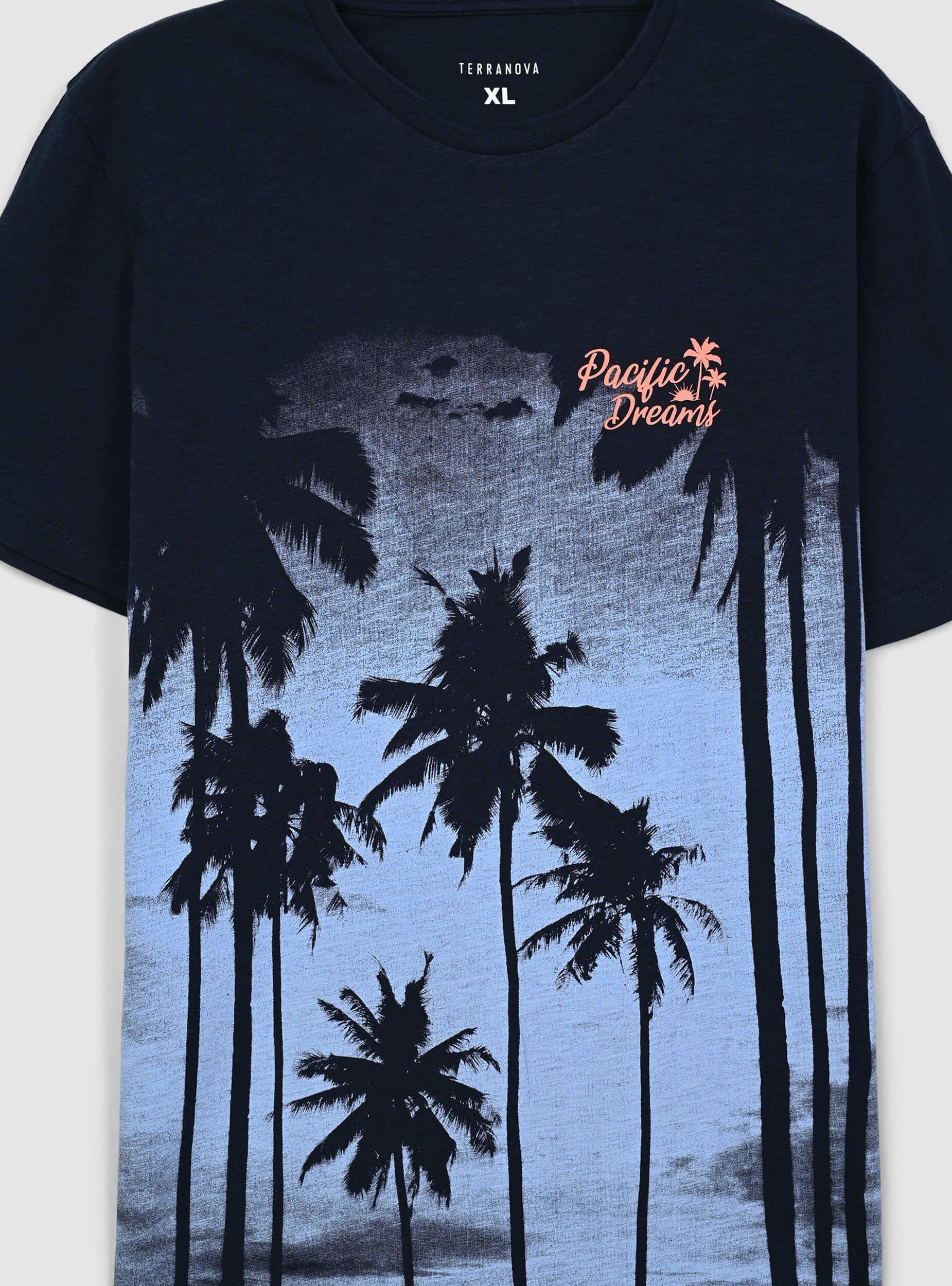 T-shirt girocollo stampa palme - Image 6