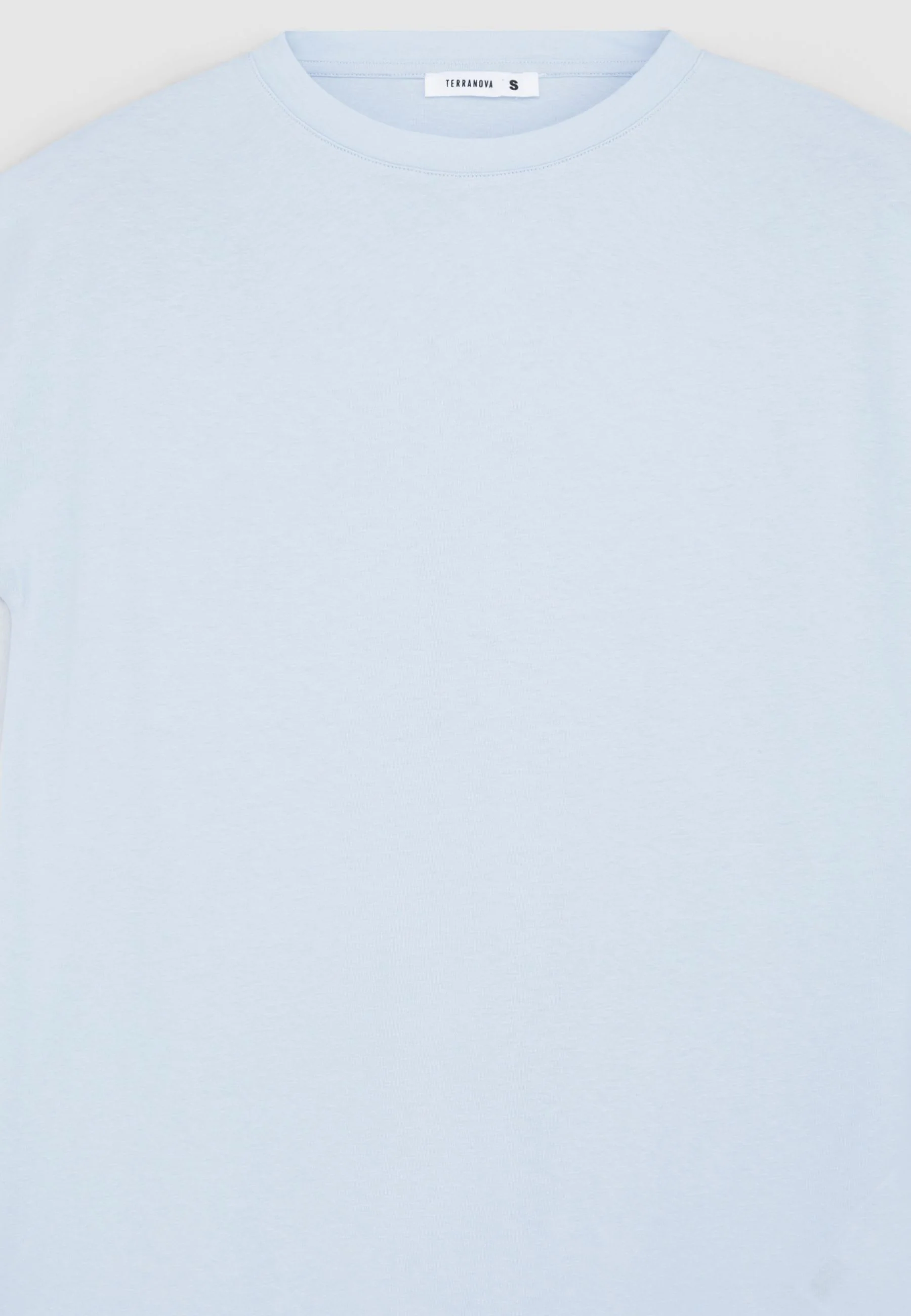 T-shirt girocollo tinta unita - Image 4