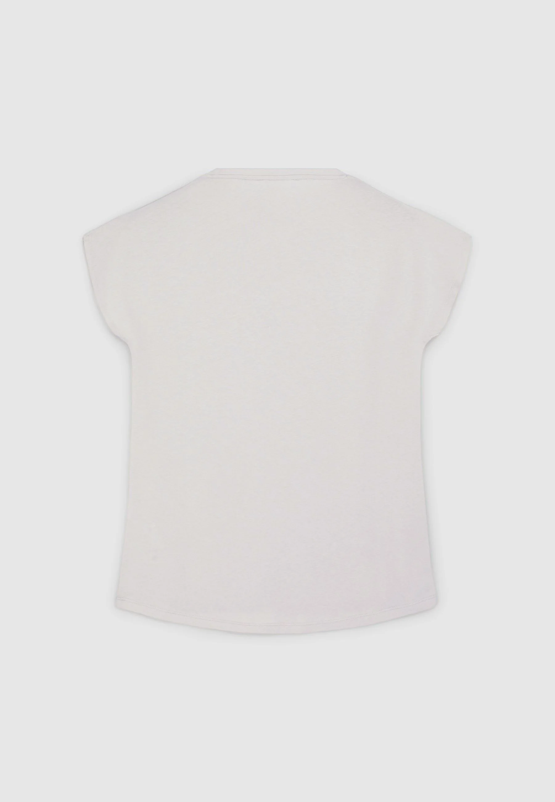 T-shirt girocollo tinta unita - Image 4