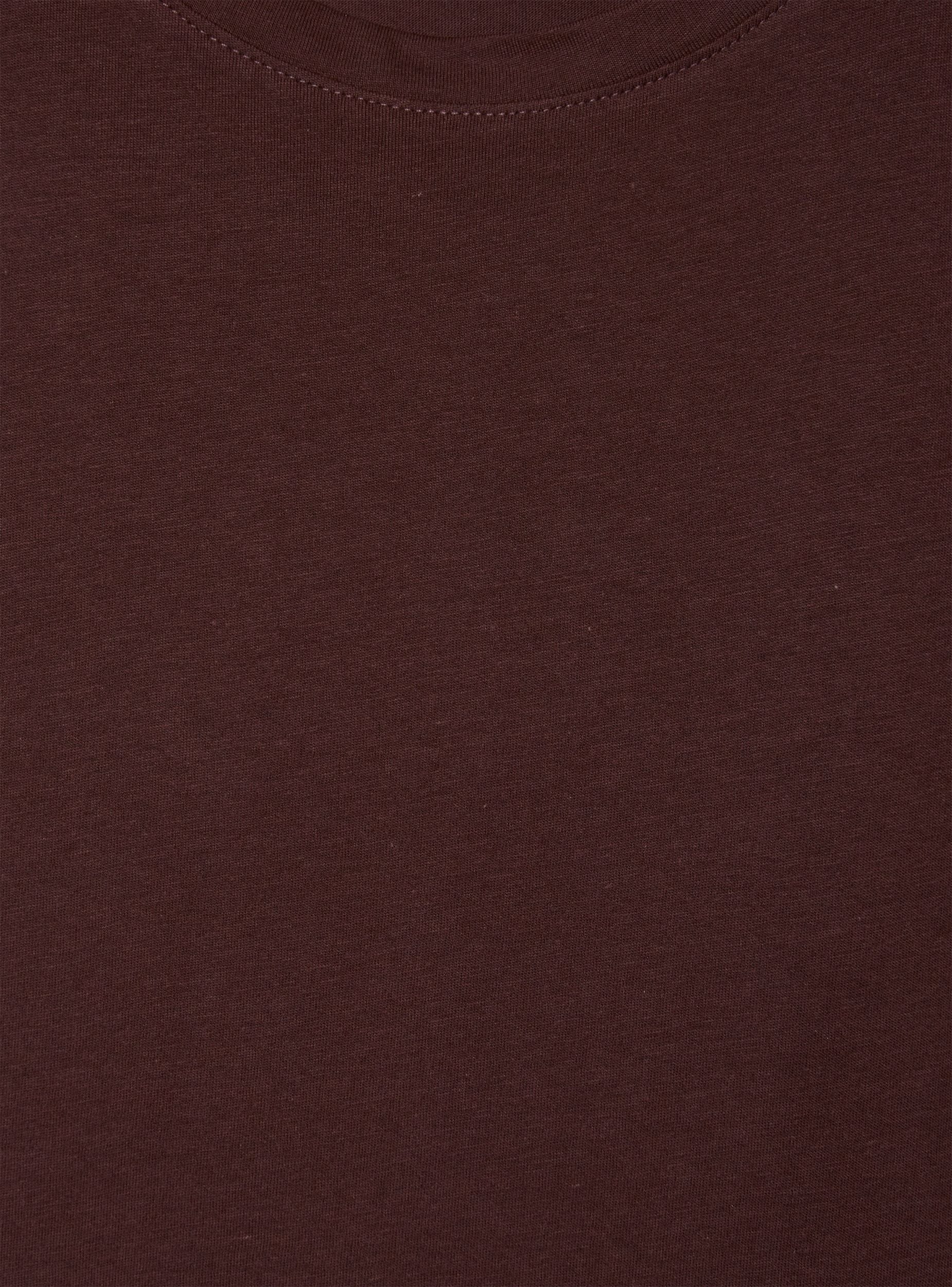 T-shirt girocollo tinta unita - Image 7