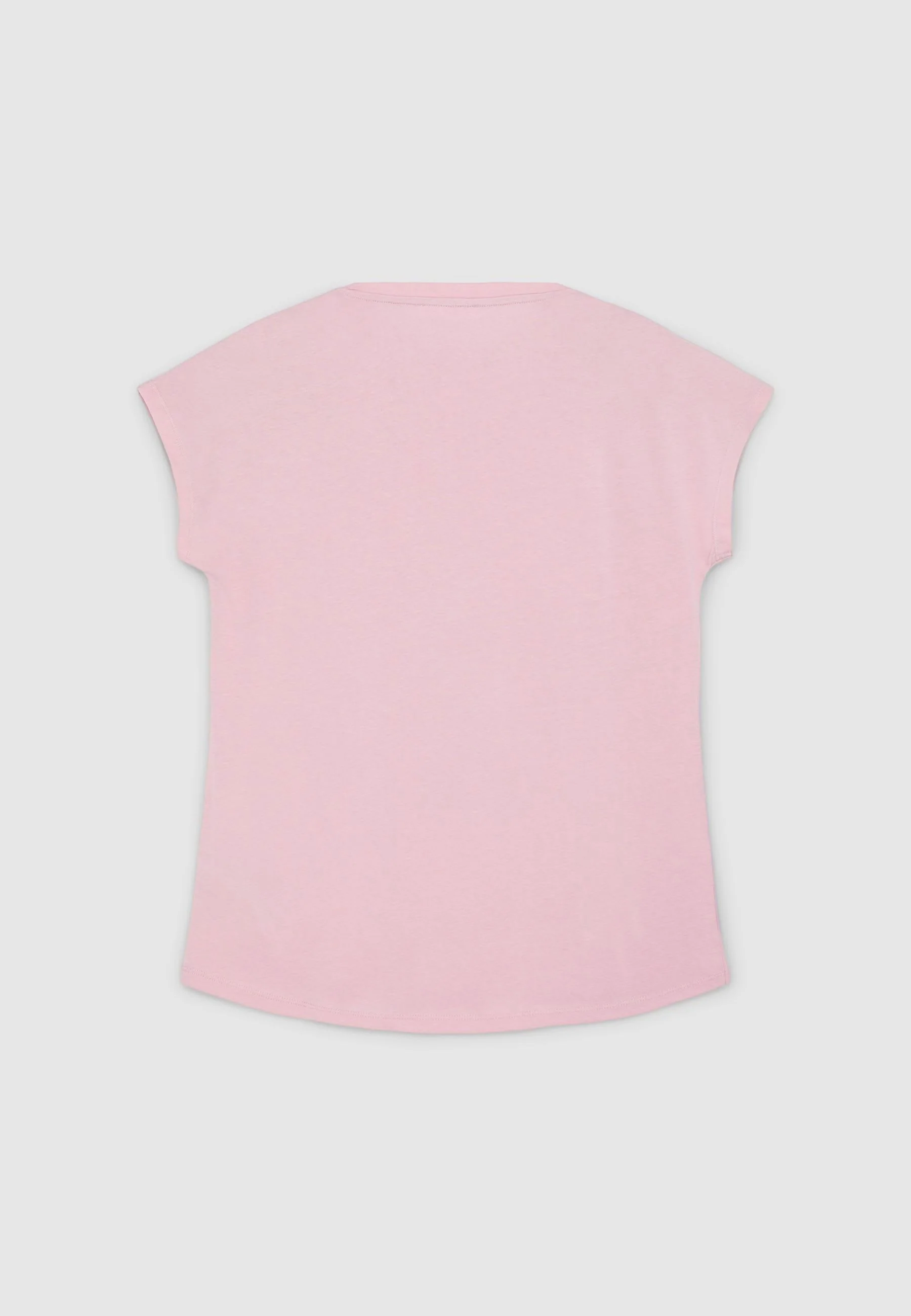 T-shirt girocollo tinta unita - Image 6