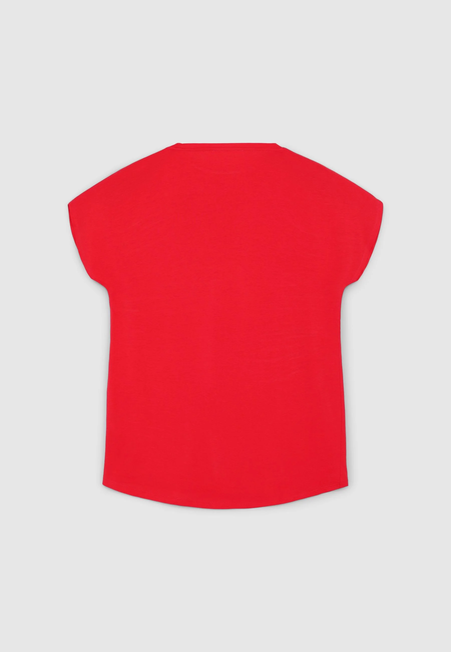 T-shirt girocollo tinta unita - Image 4