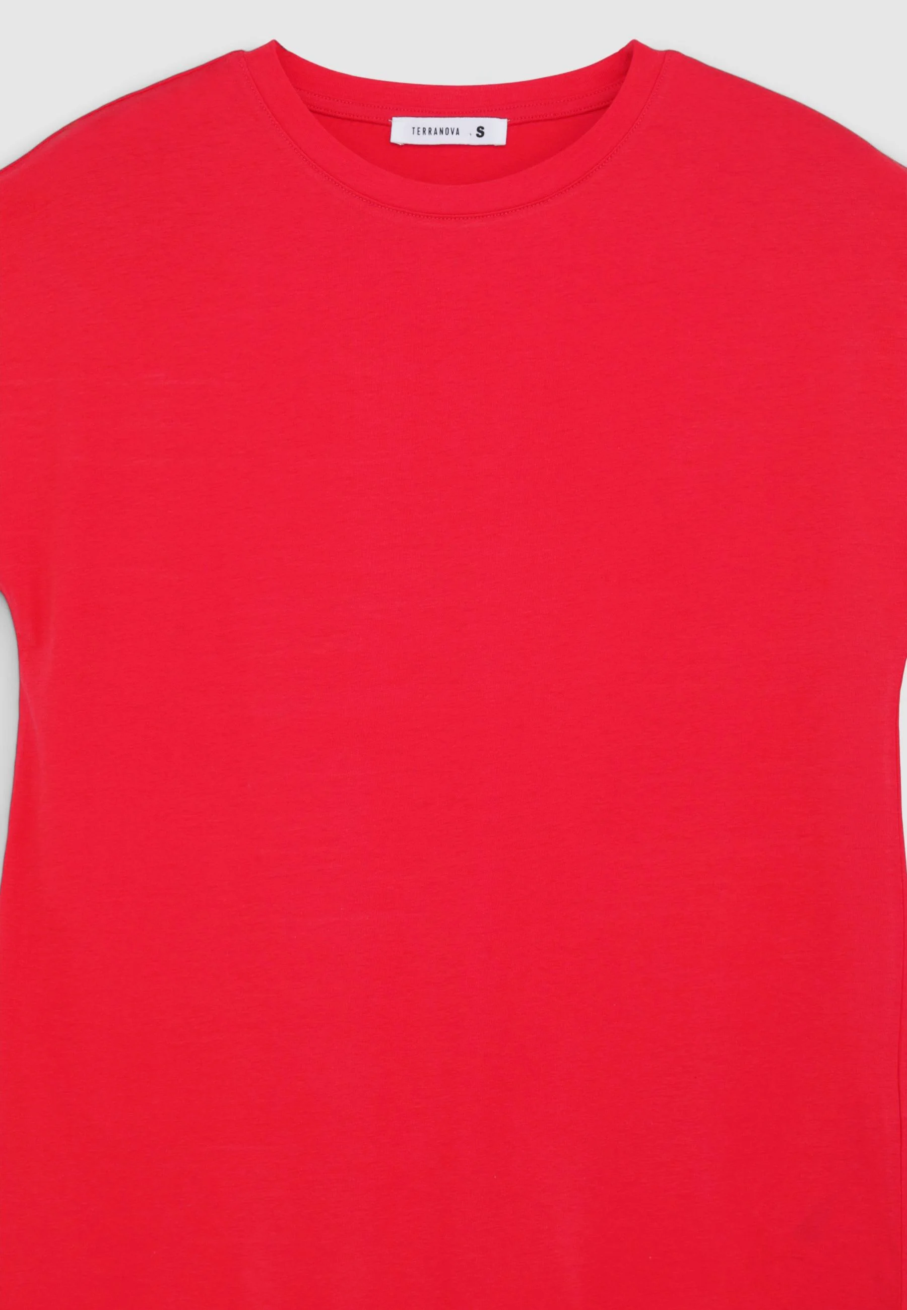 T-shirt girocollo tinta unita - Image 5