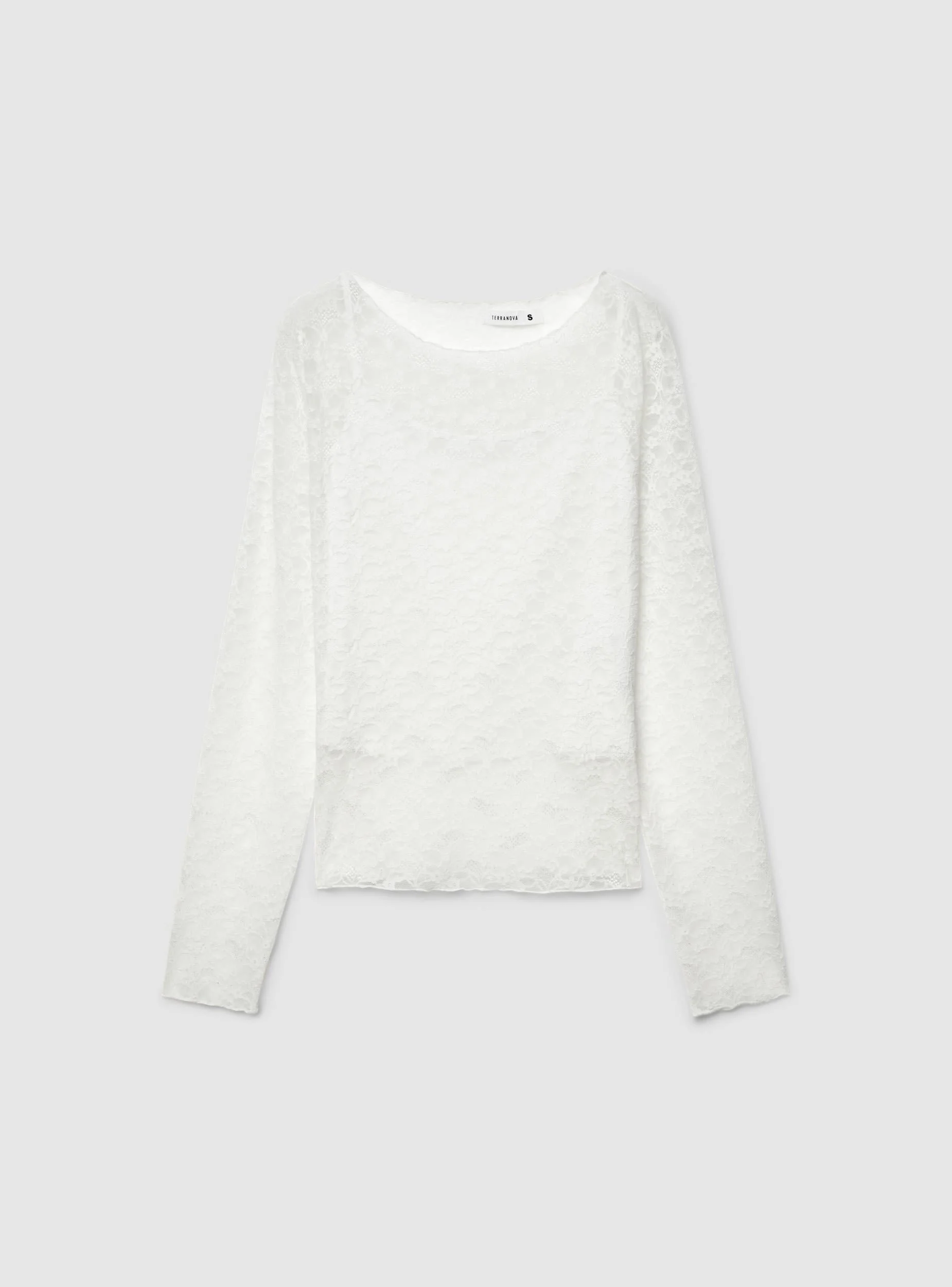 T-shirt in pizzo - Image 7