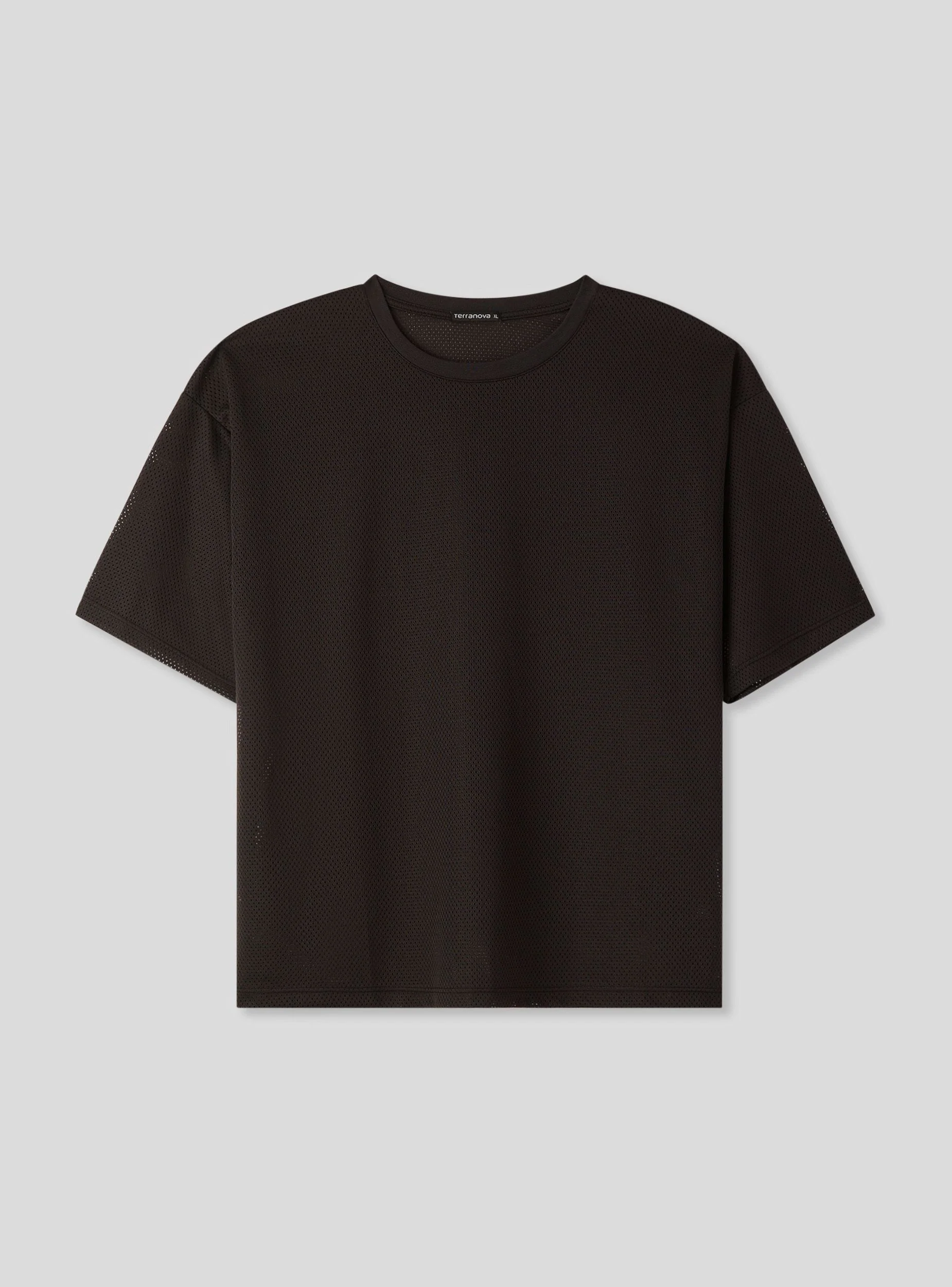 T-shirt in rete boxy fit