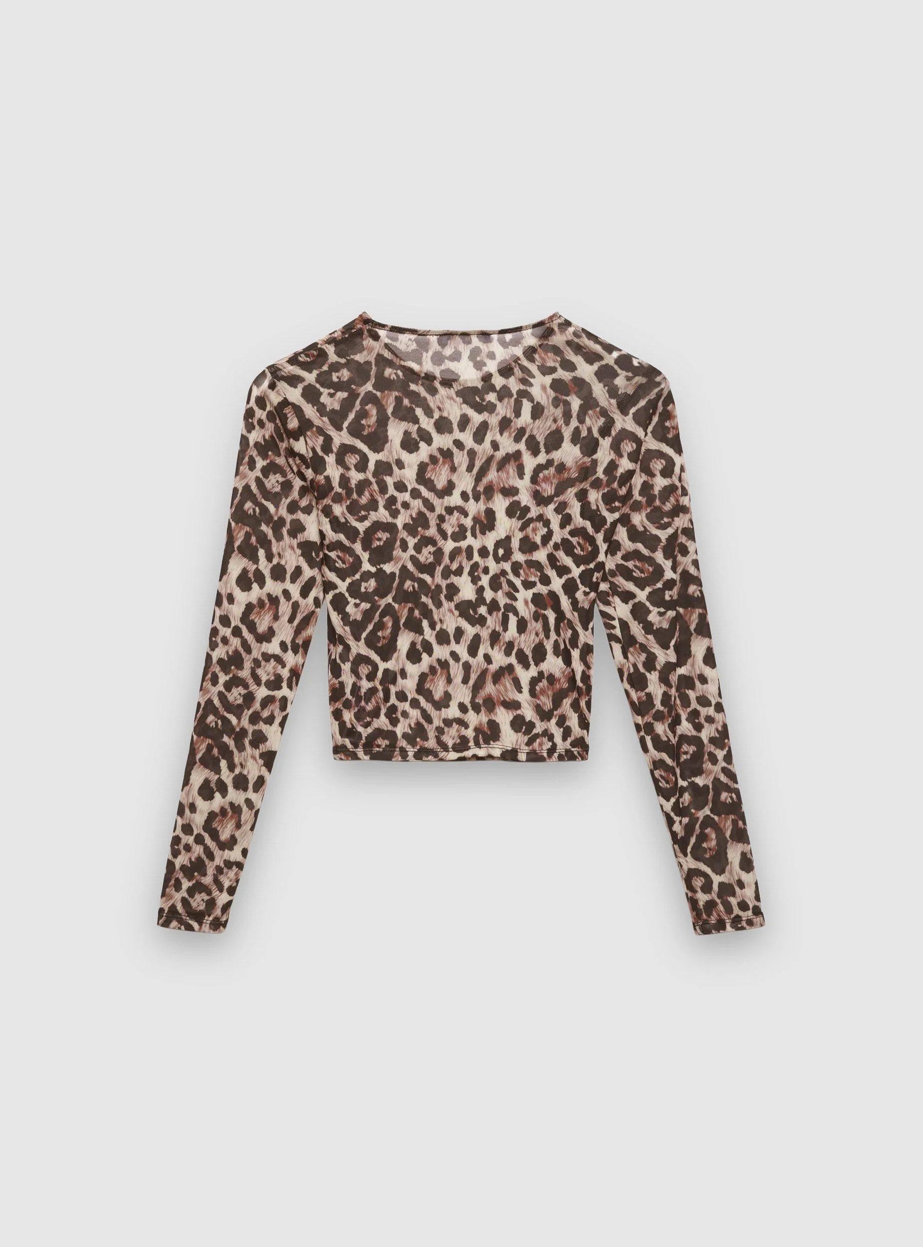 T-shirt in tulle animalier - Image 5