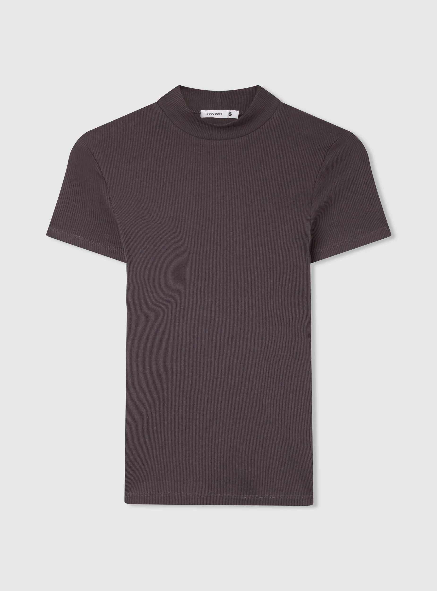 T-shirt lupetto a costine - Image 5