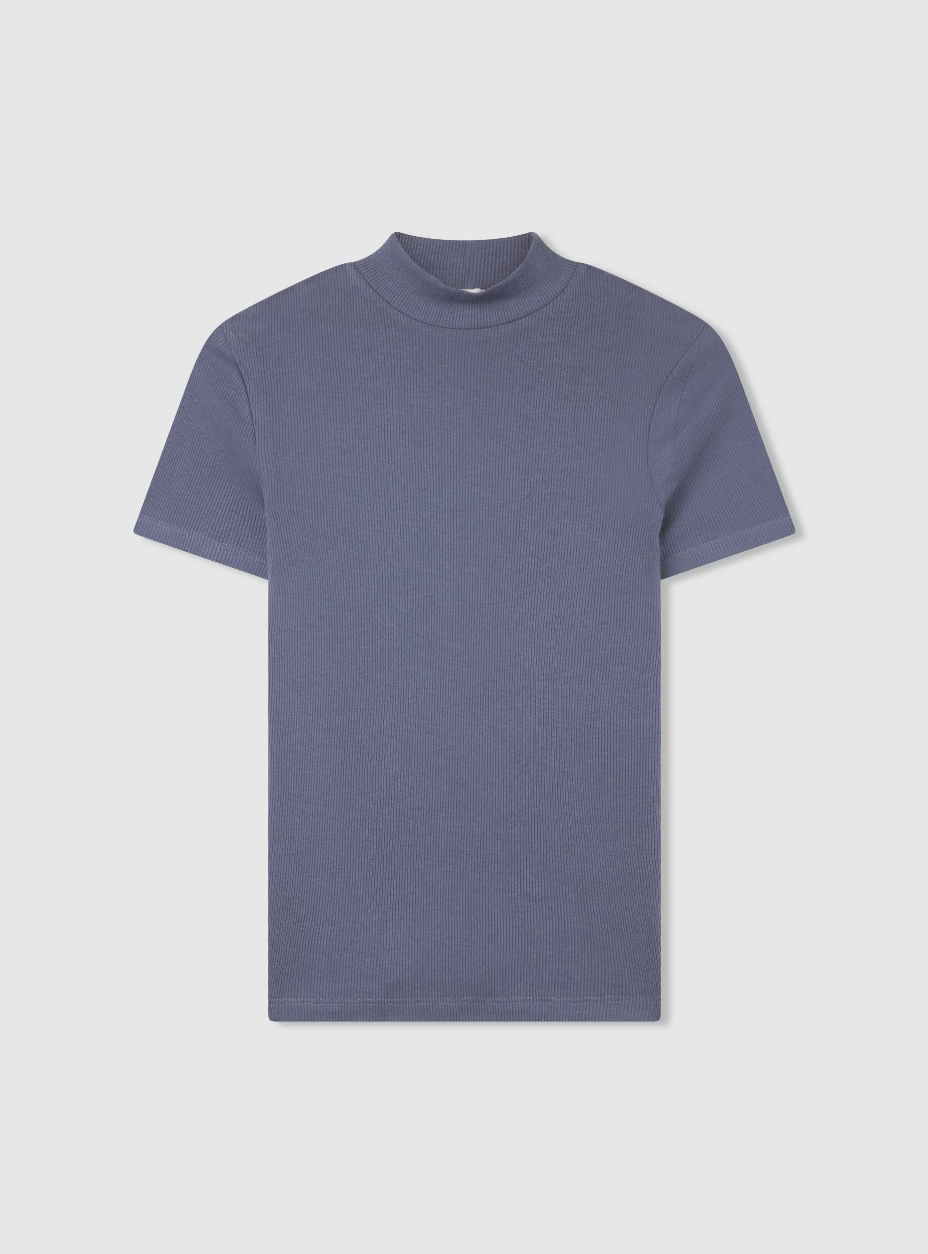 T-shirt lupetto a costine - Image 5