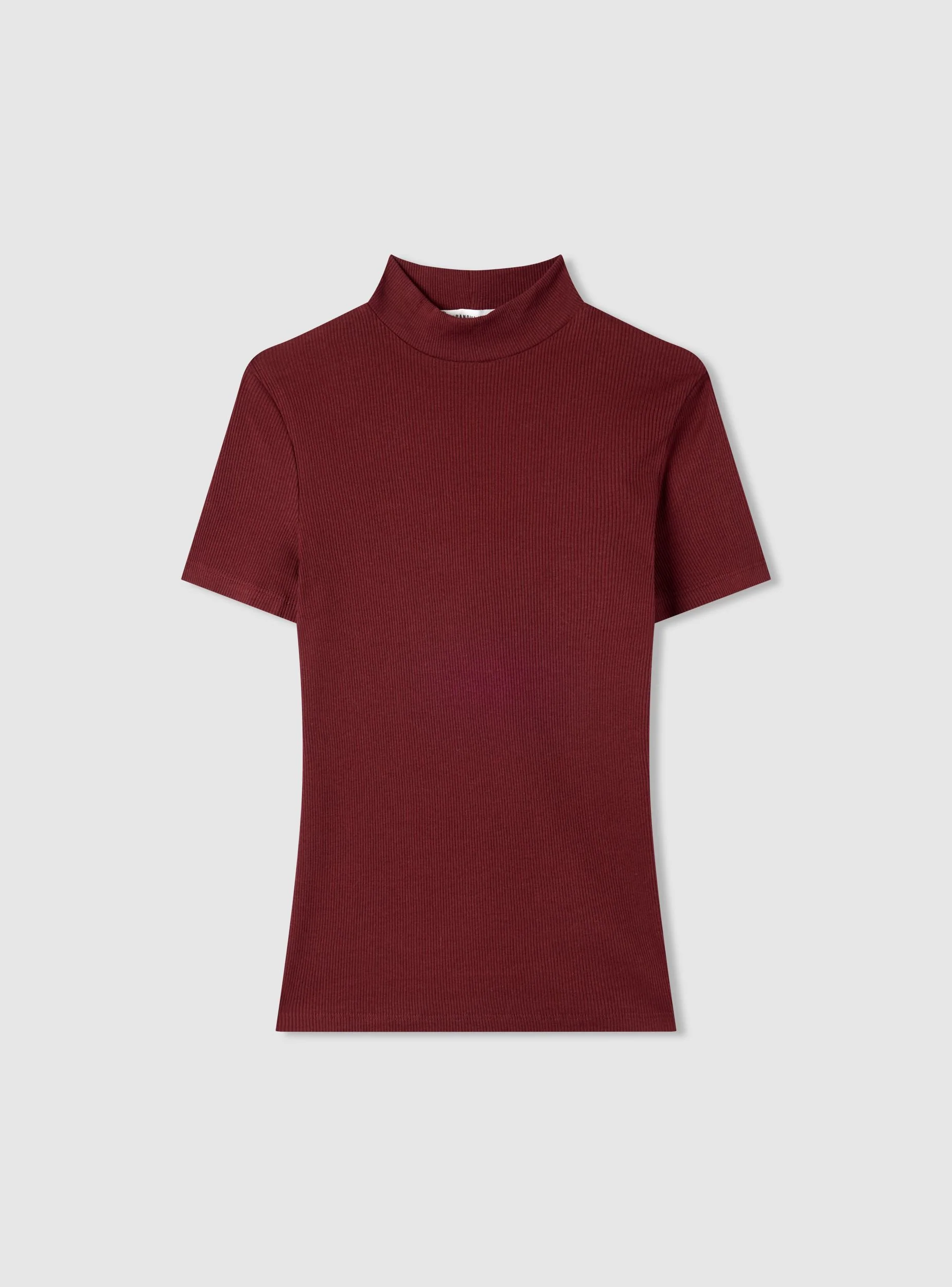 T-shirt lupetto a costine - Image 3