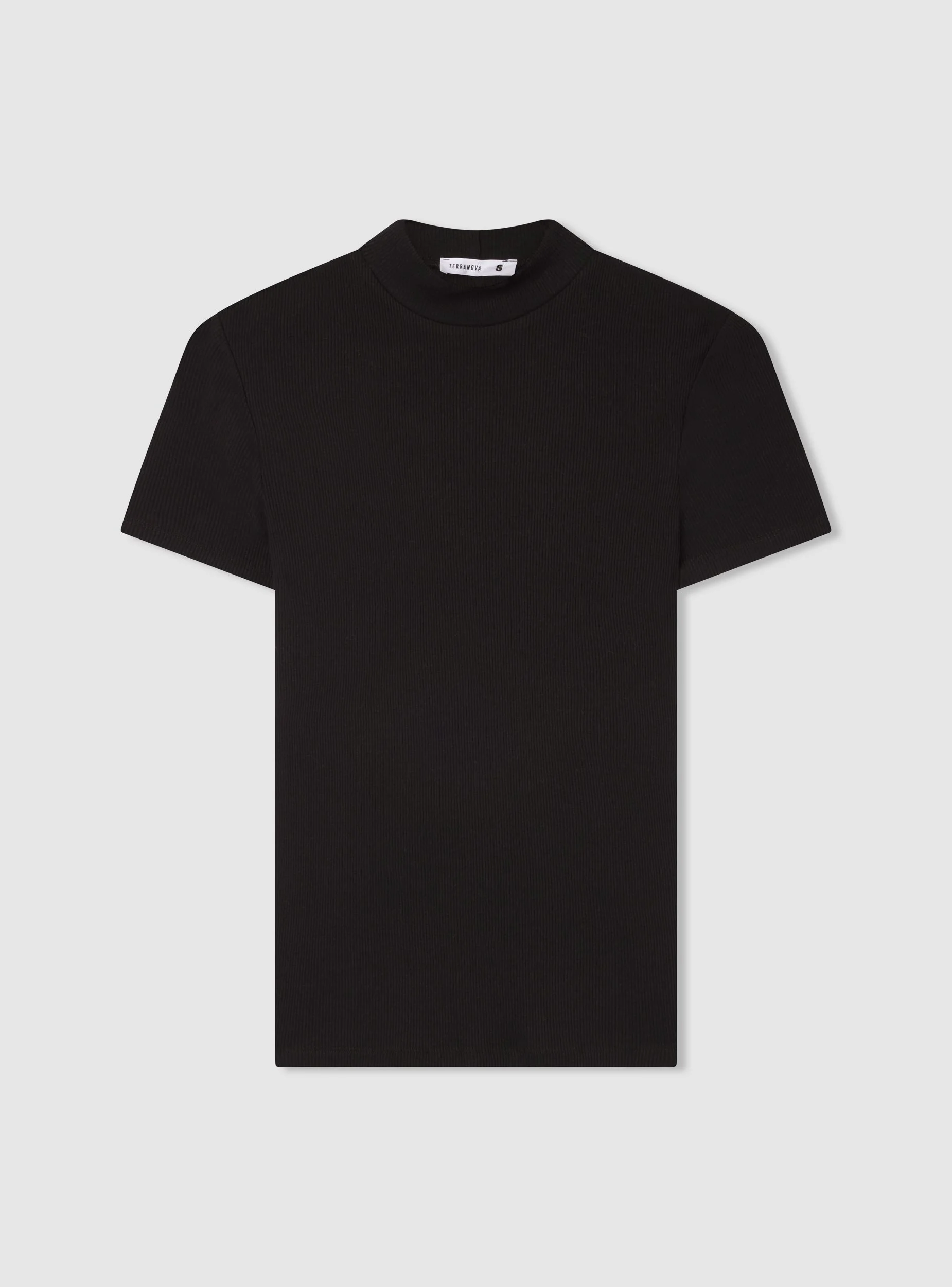 T-shirt lupetto a costine - Image 6