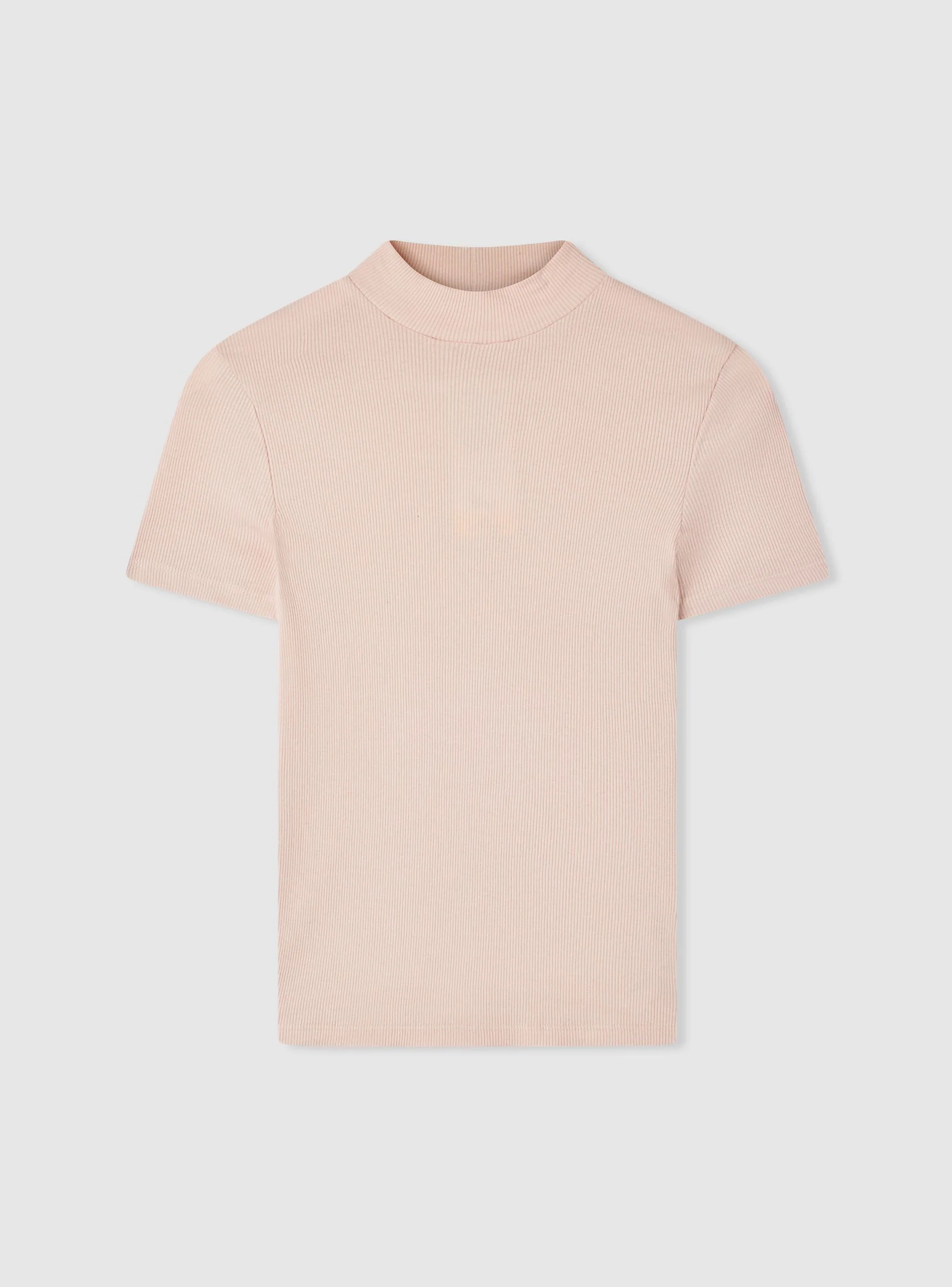 T-shirt lupetto a costine - Image 6