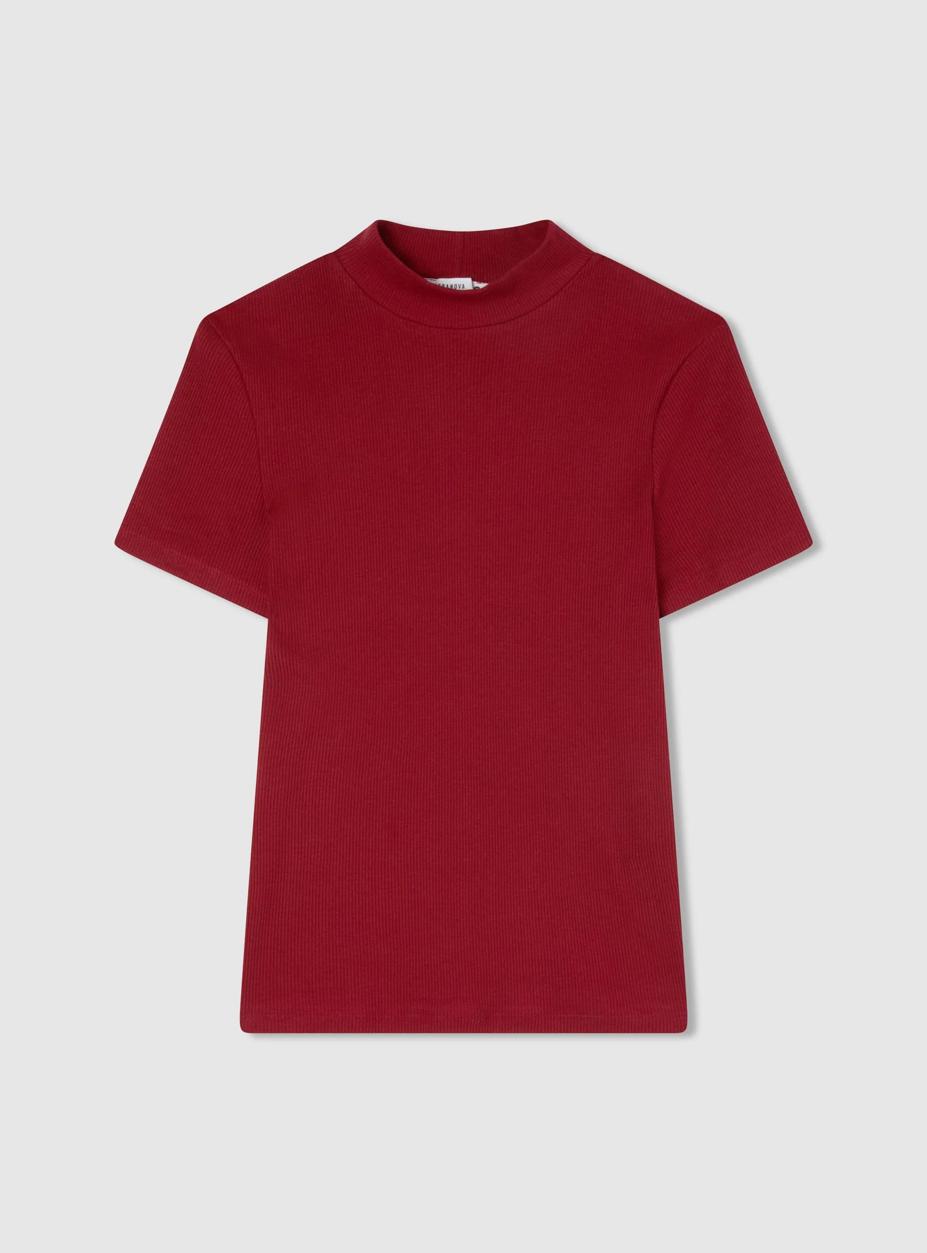 T-shirt lupetto a costine - Image 5