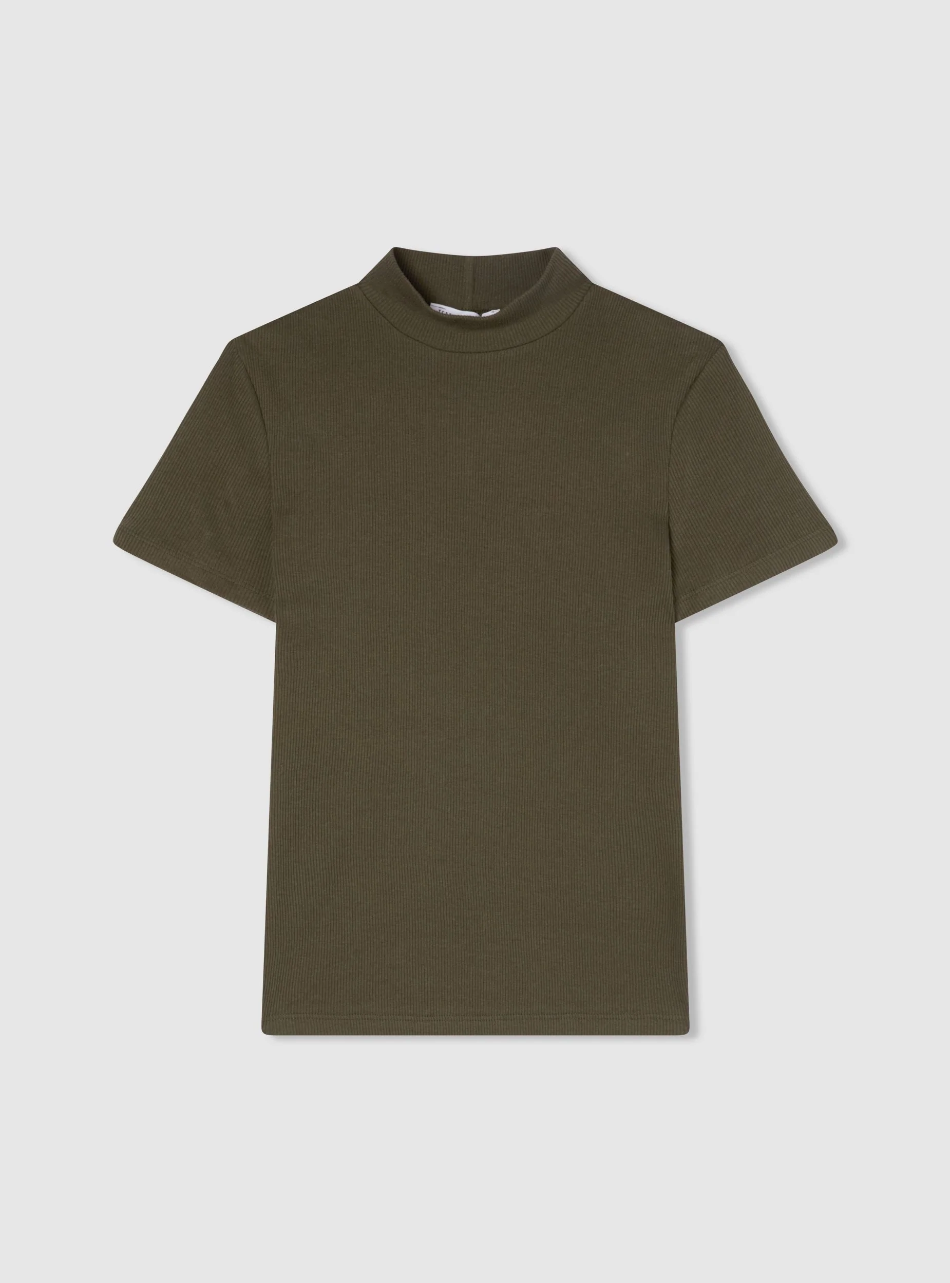 T-shirt lupetto a costine - Image 6