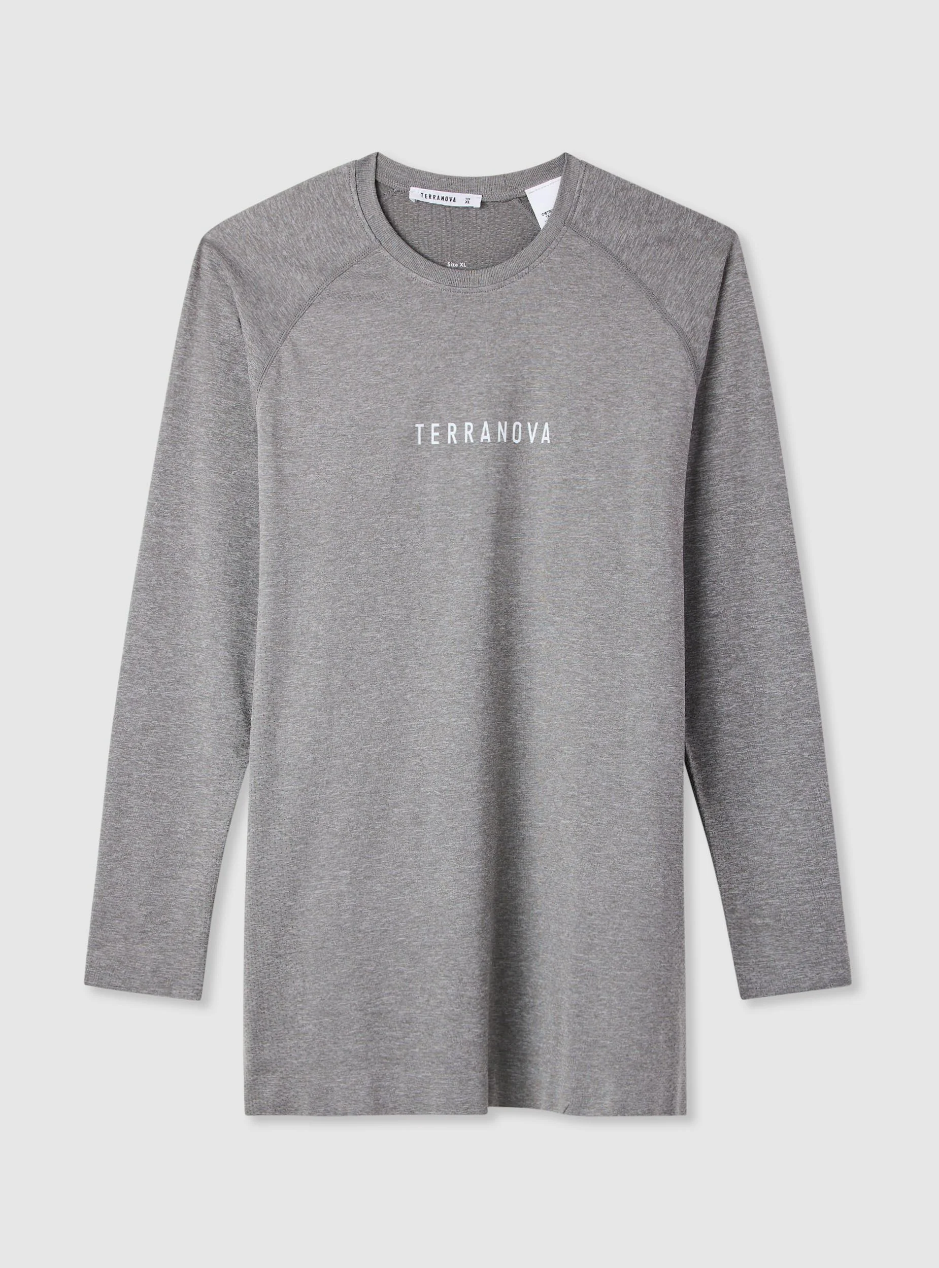 T-shirt manica lunga con scritta