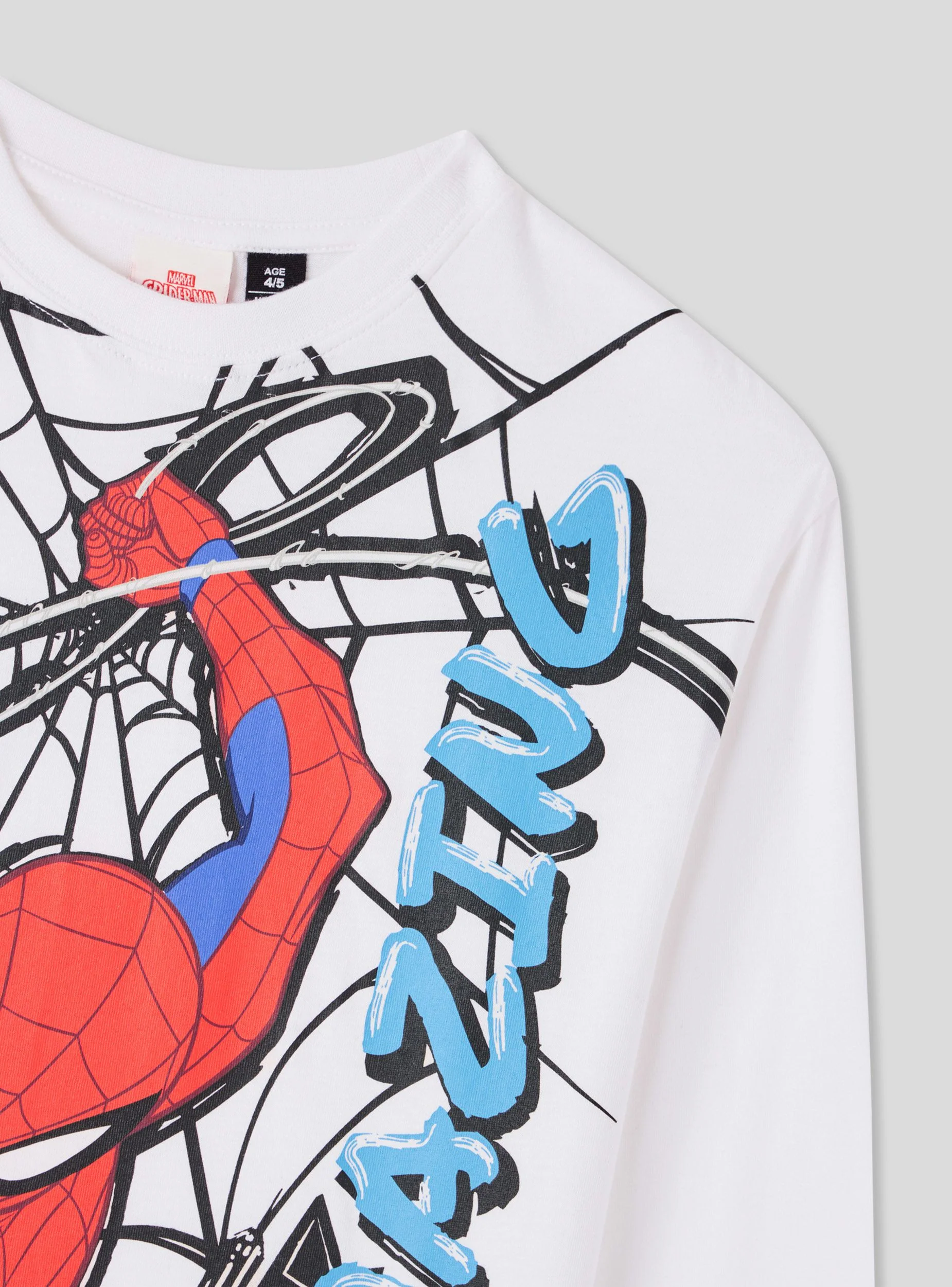 T-shirt manica lunga con stampa Spiderman® - Image 4