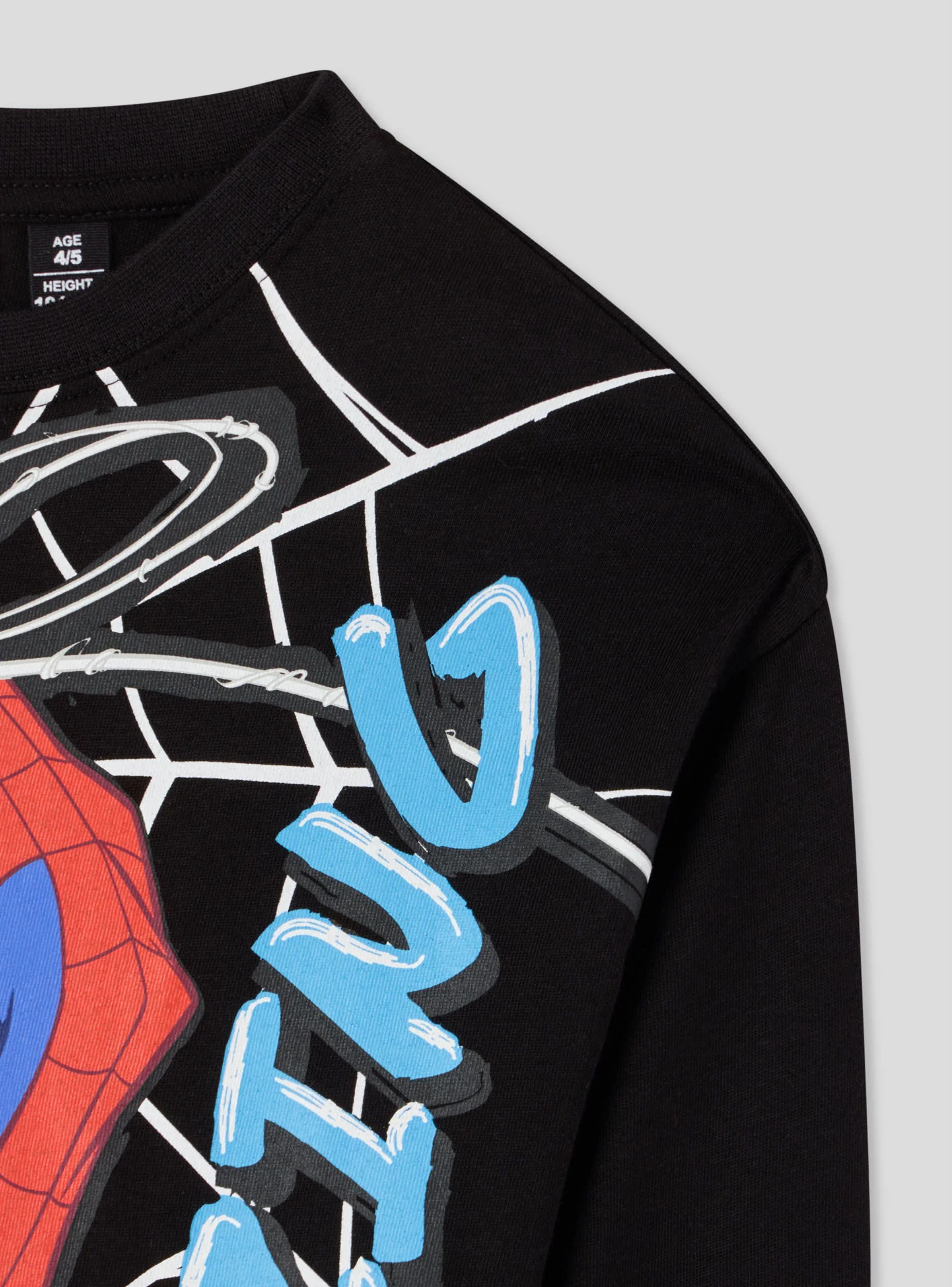 T-shirt manica lunga con stampa Spiderman® - Image 4