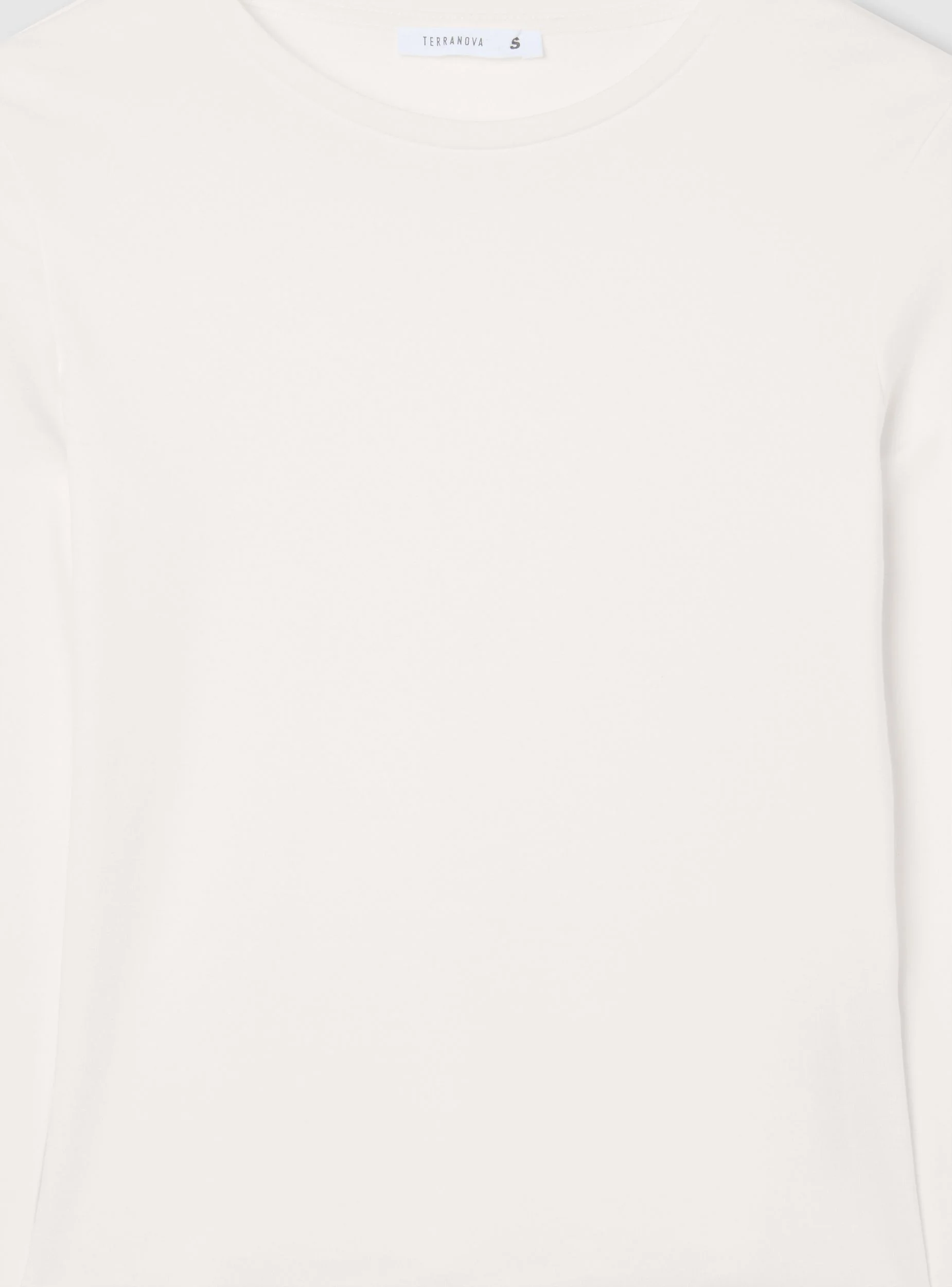 T-shirt manica tinta unita - Image 5