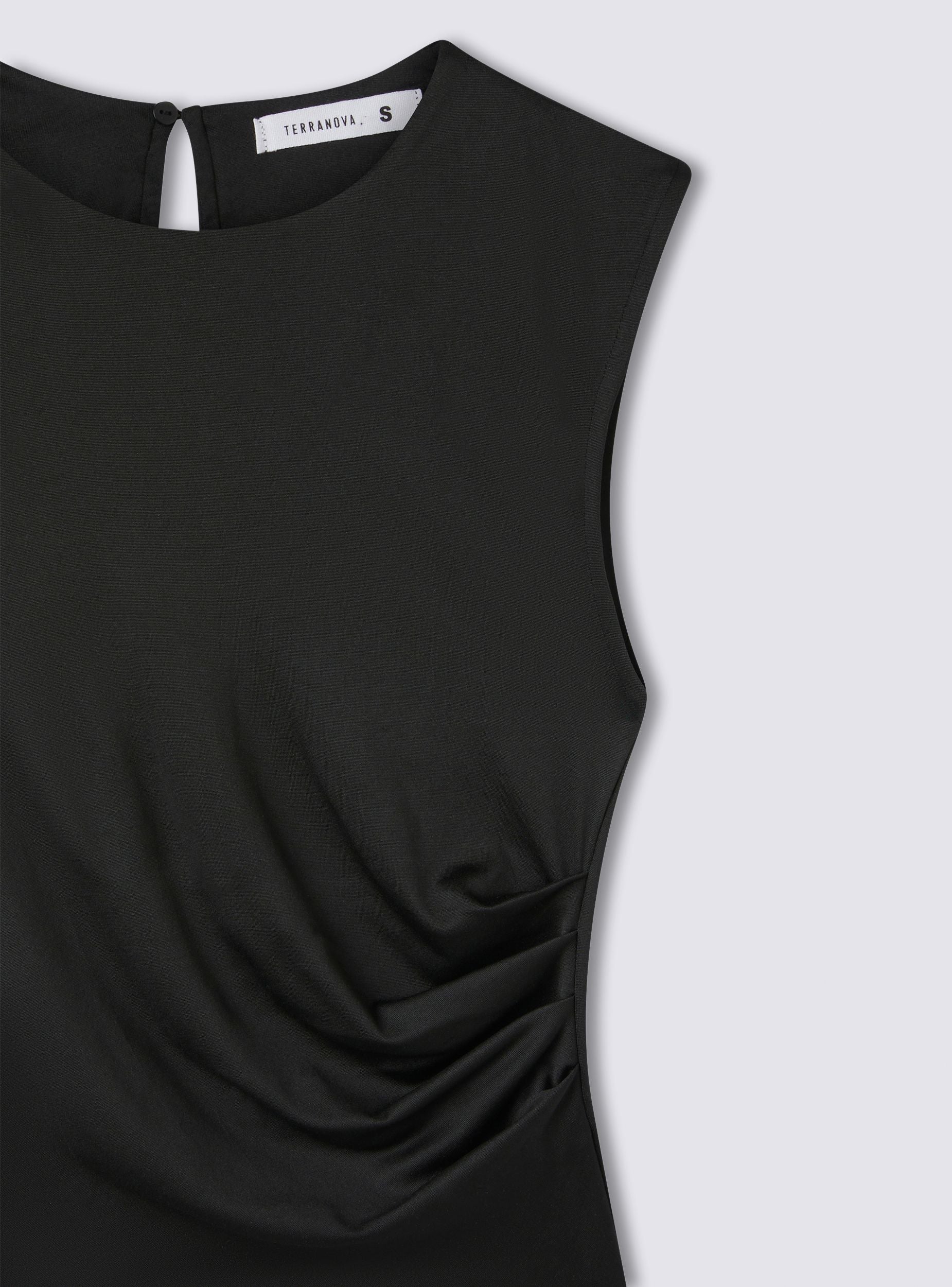 T-shirt maniche ad aletta con arriccio - Image 7