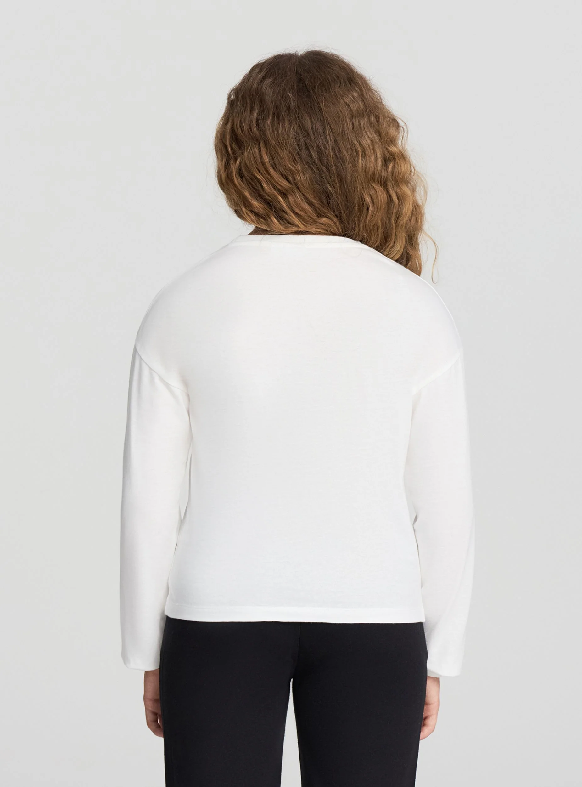 T-shirt maniche lunghe con stampa Stitch® - Image 2