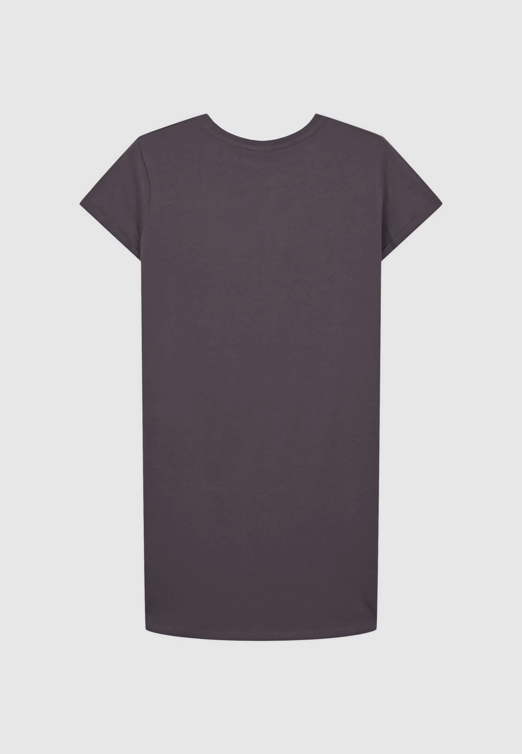 T-shirt maxi a tinta unita - Image 4