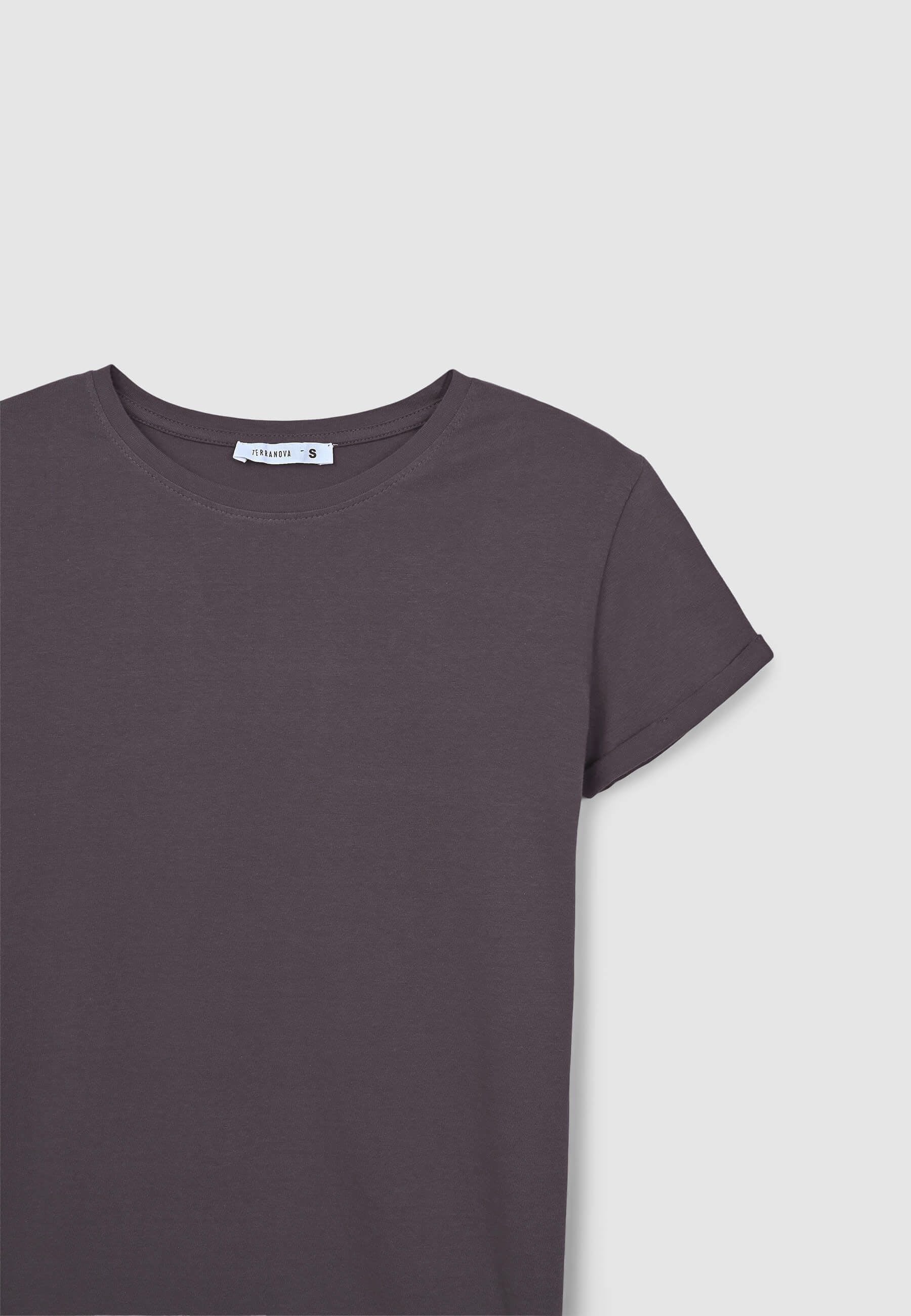 T-shirt maxi a tinta unita - Image 5