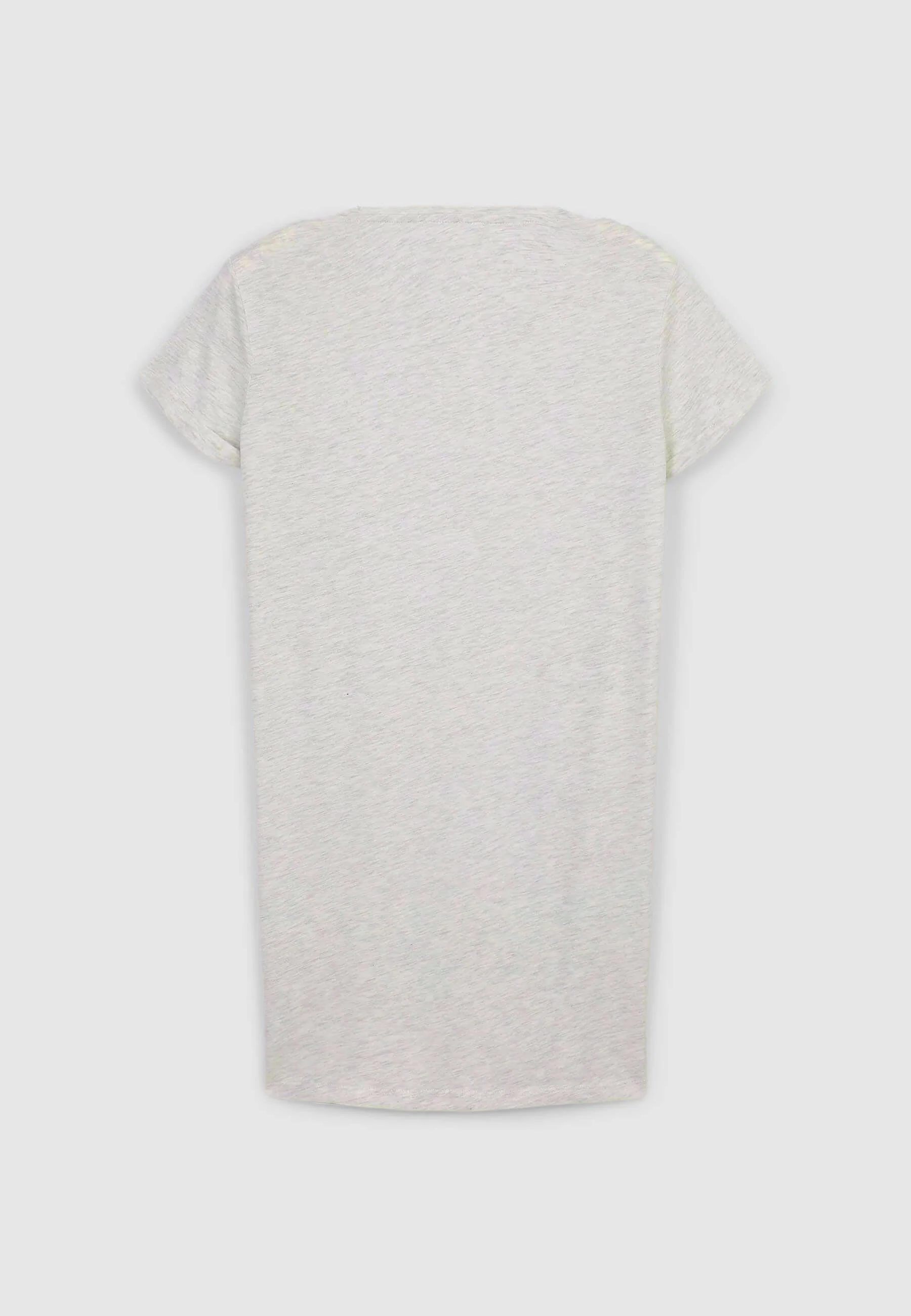 T-shirt maxi a tinta unita - Image 4