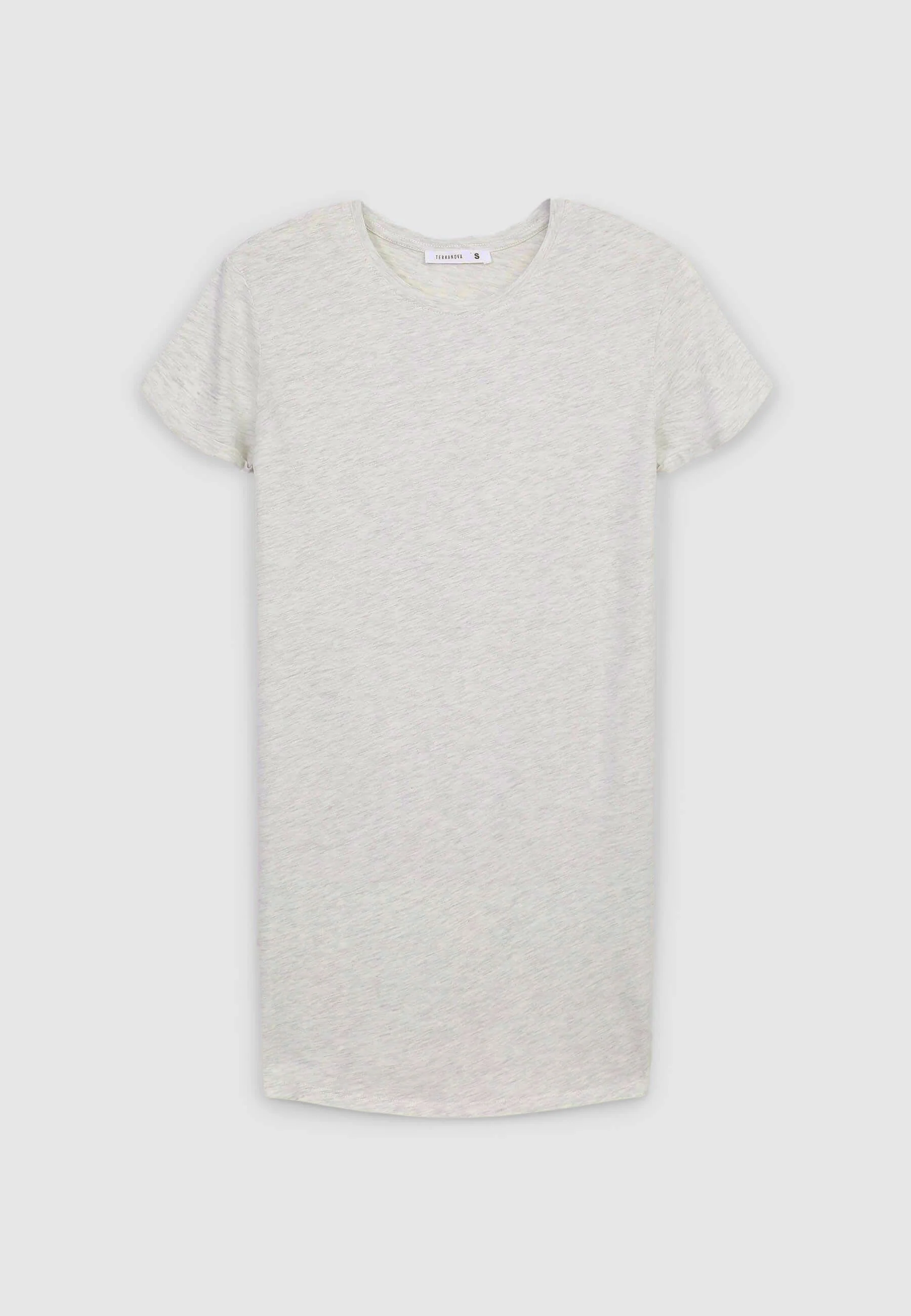 T-shirt maxi a tinta unita - Image 5