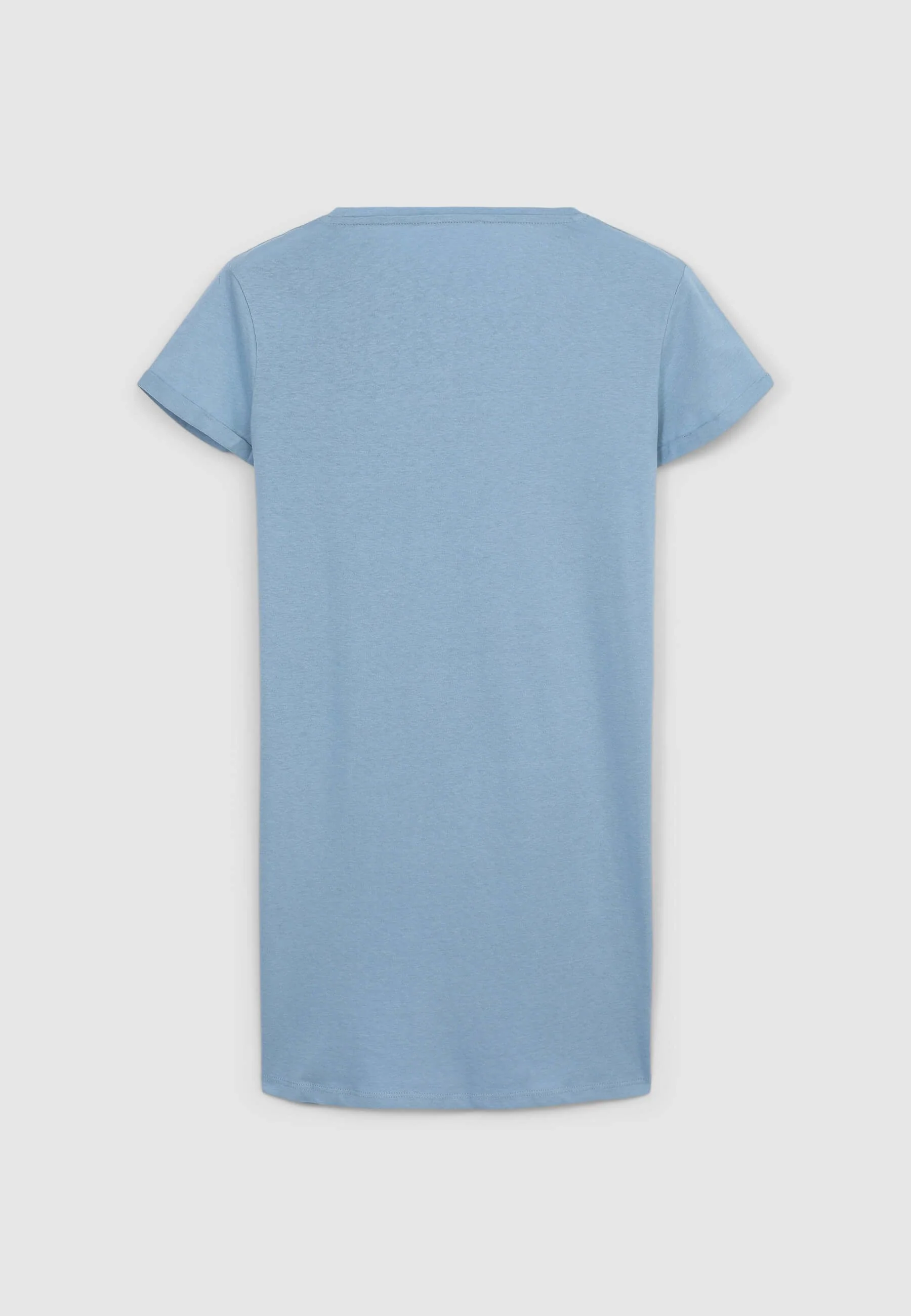 T-shirt maxi a tinta unita - Image 5