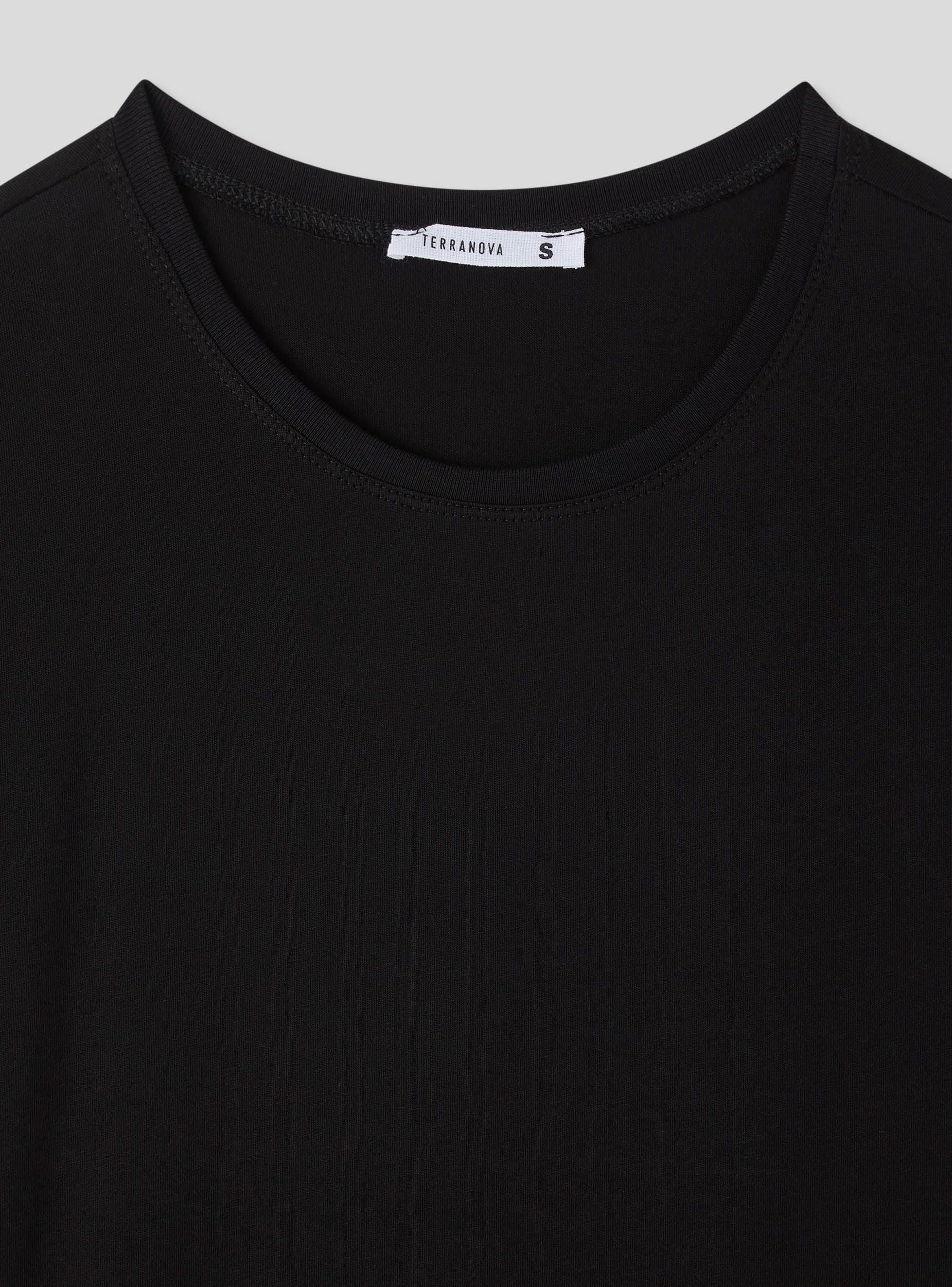 T-shirt maxi over a tinta unita - Image 6