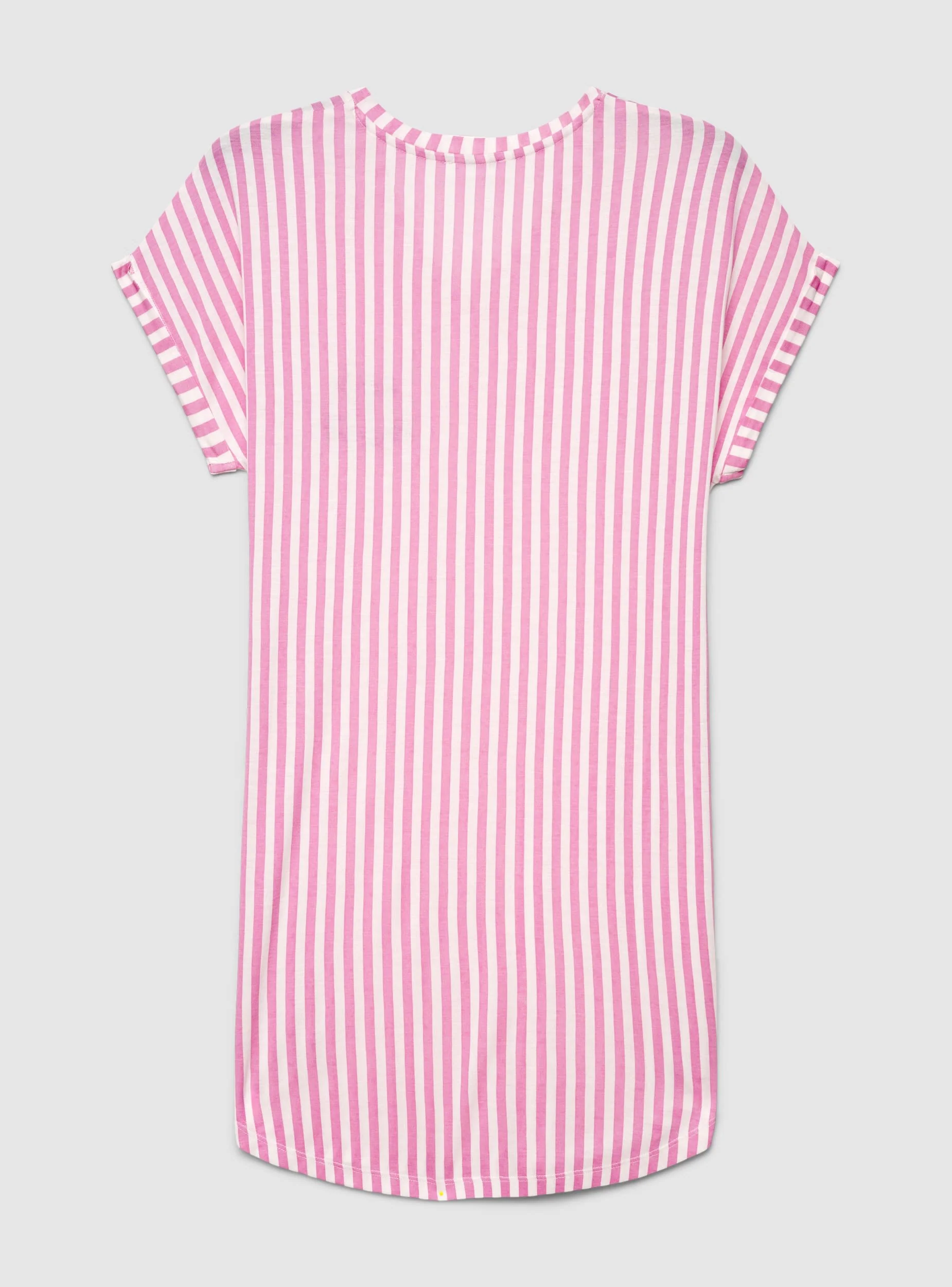 T-shirt maxi Pigiama a righe - Image 6