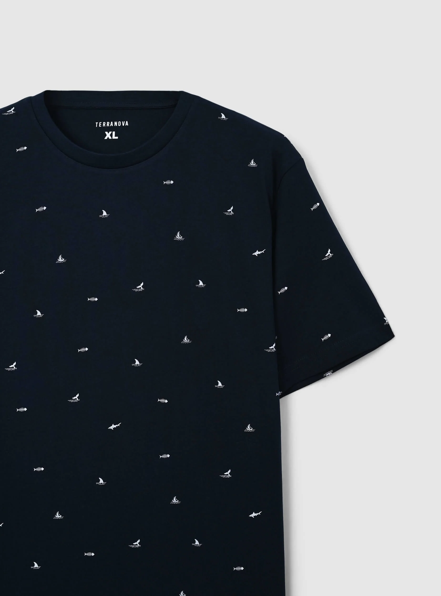 T-shirt microfantasia tema mare - Image 2