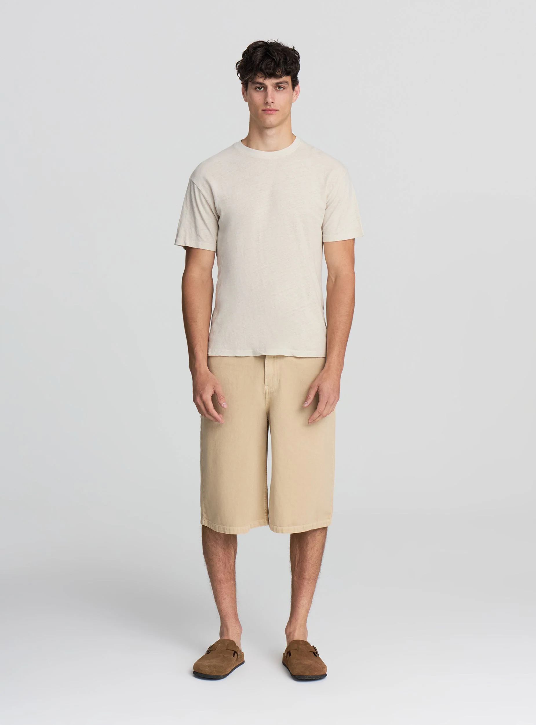 T-shirt misto lino - Image 3