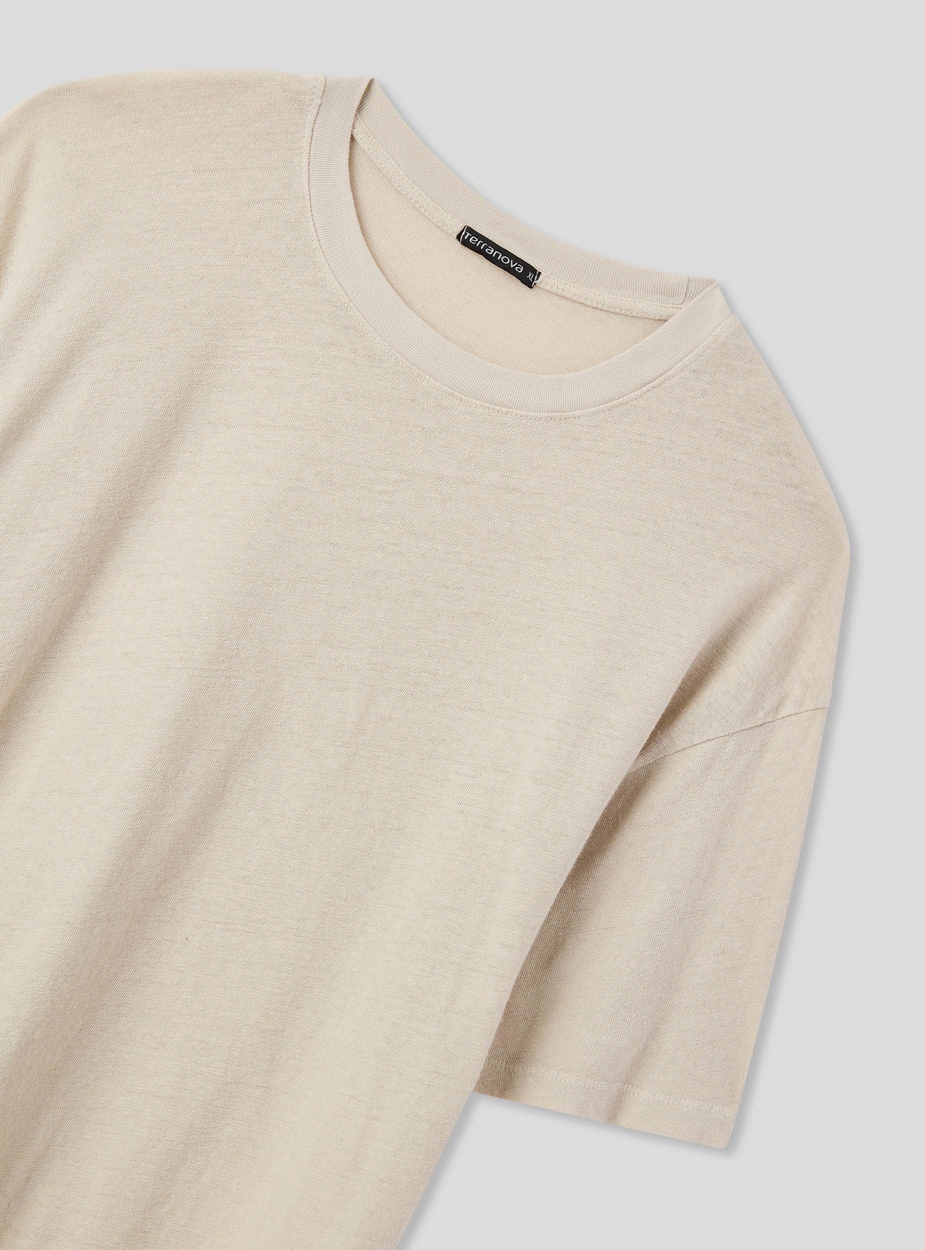 T-shirt misto lino - Image 5