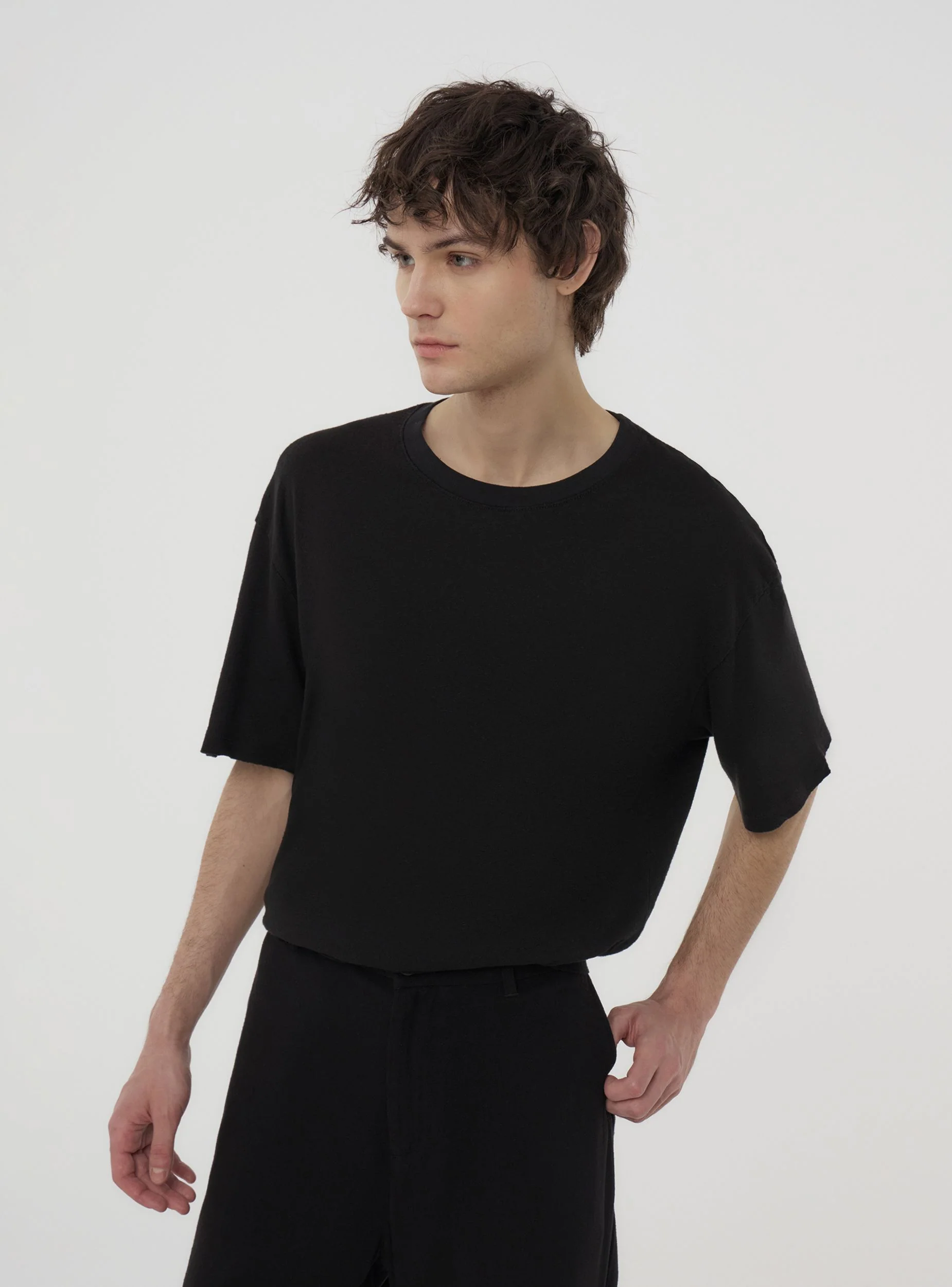 T-shirt misto lino - Image 2