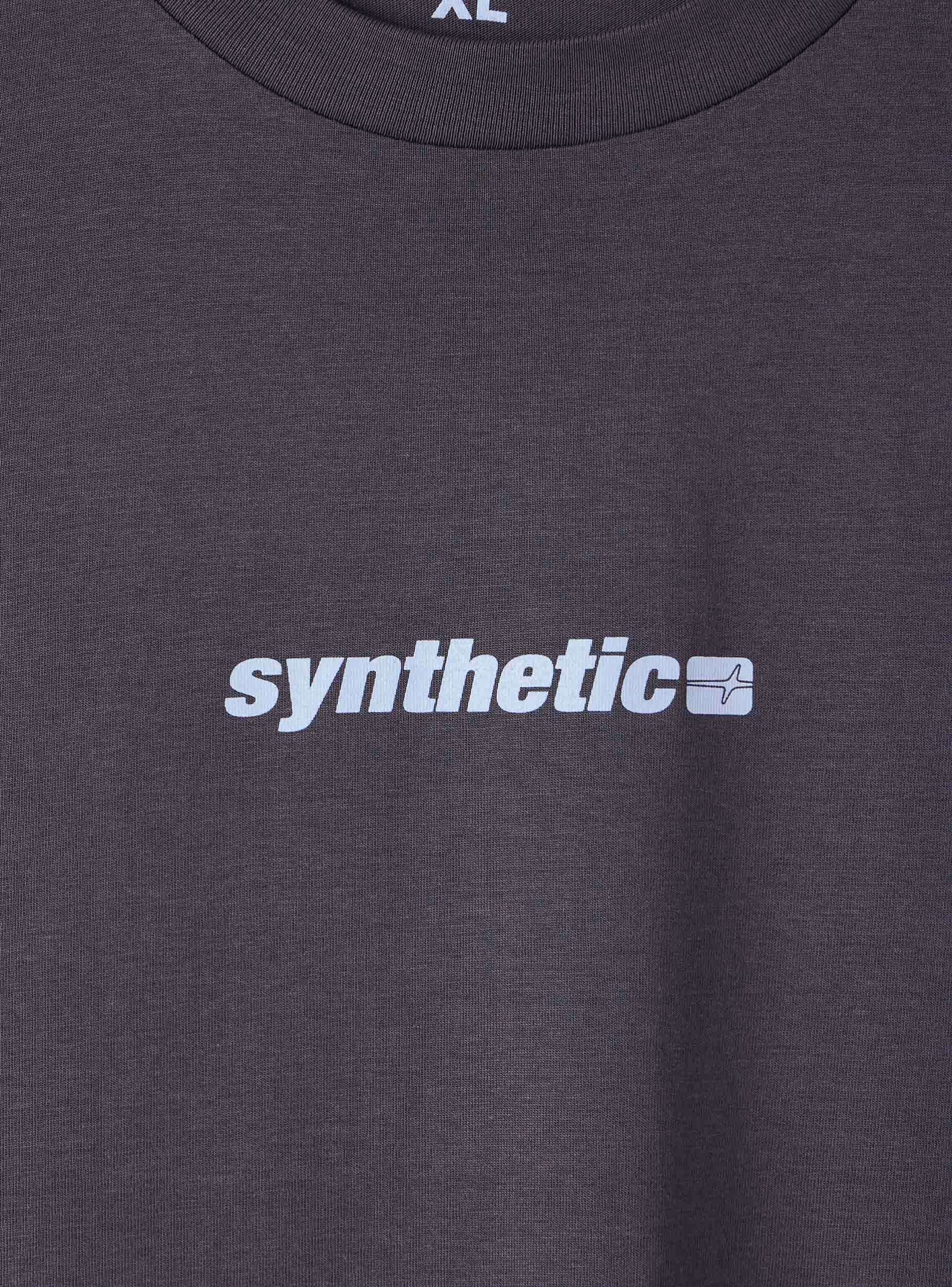 T-shirt over con scritta stampata - Image 4