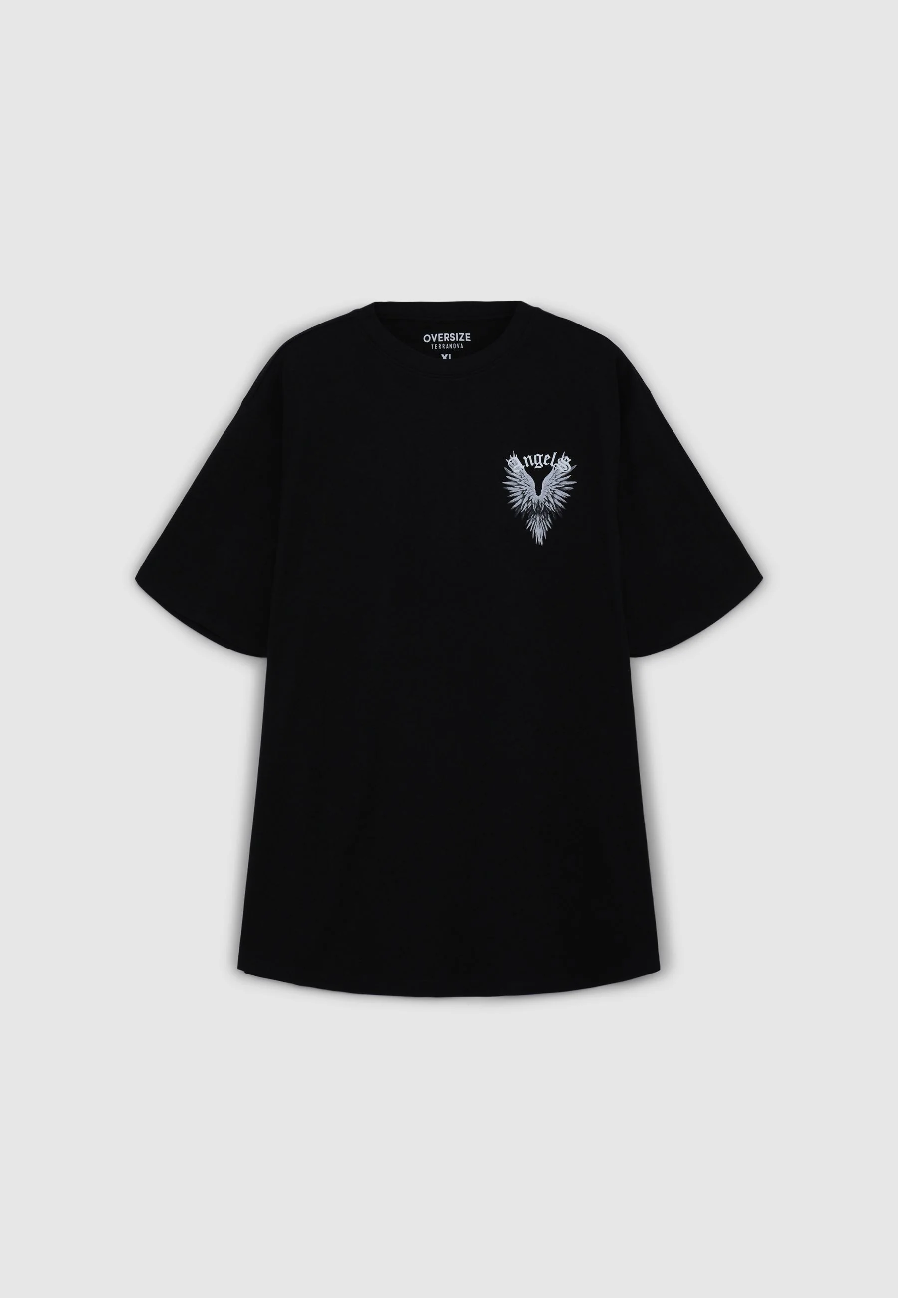 T-shirt over con stampa ali fronte/retro - Image 5
