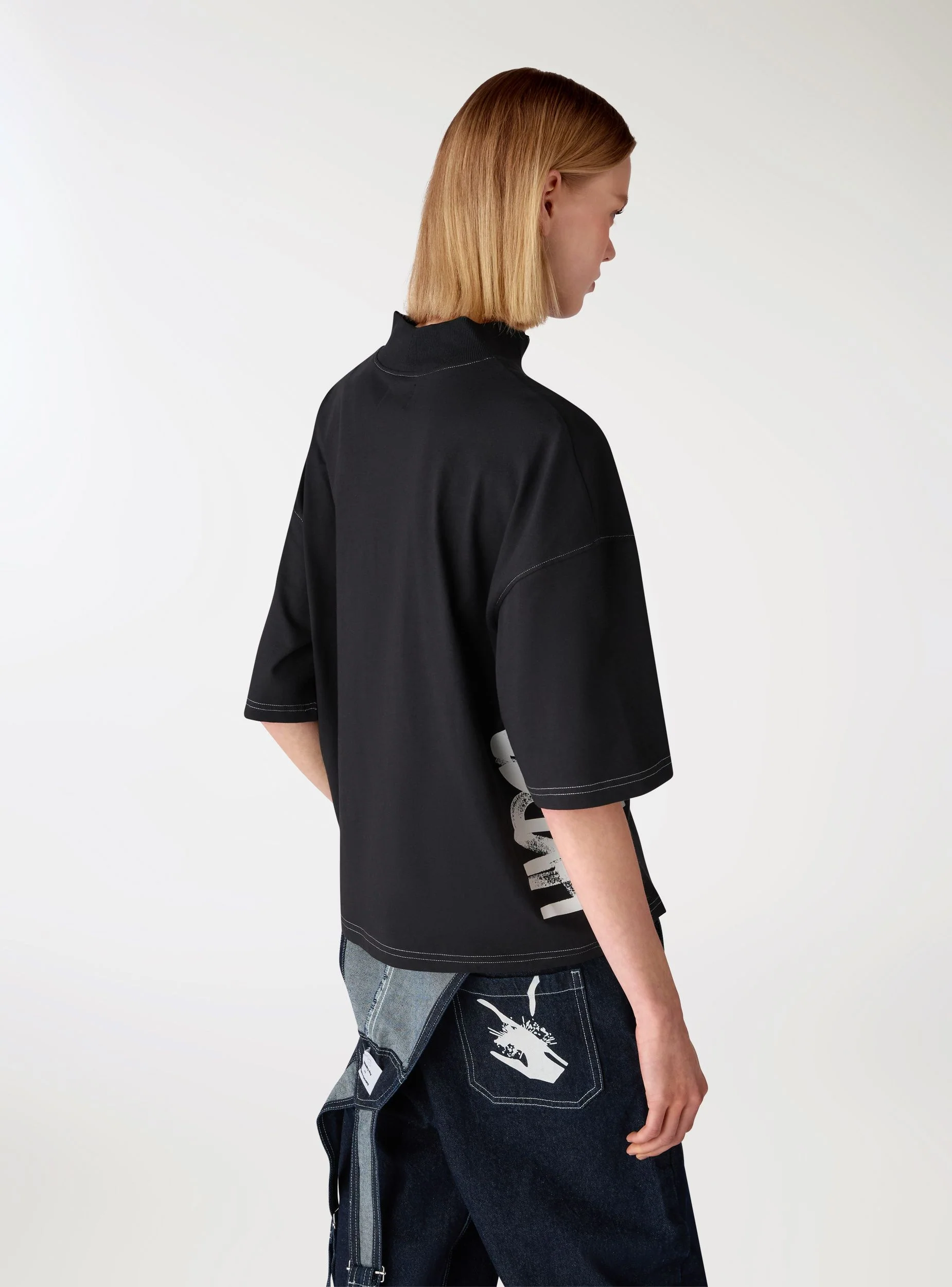 T-shirt over con stampa TRNPOPLAB - Image 3