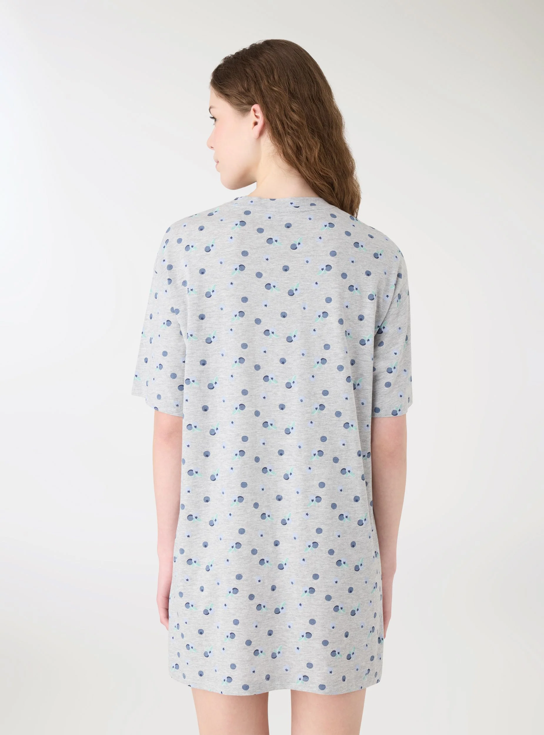 T-shirt over Pigiama con stampa frutta - Image 3