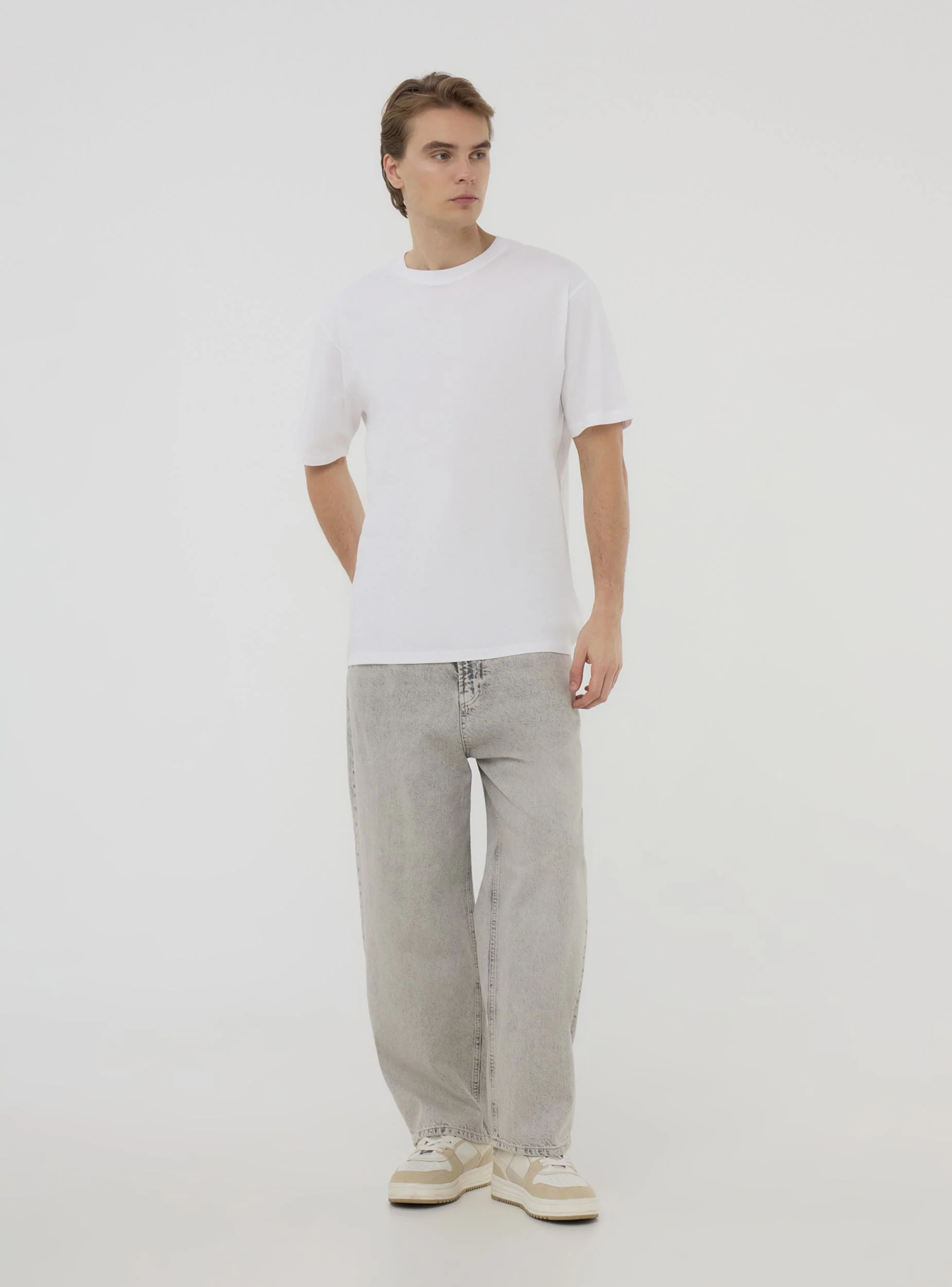 T-shirt oversize tinta unita - Image 2
