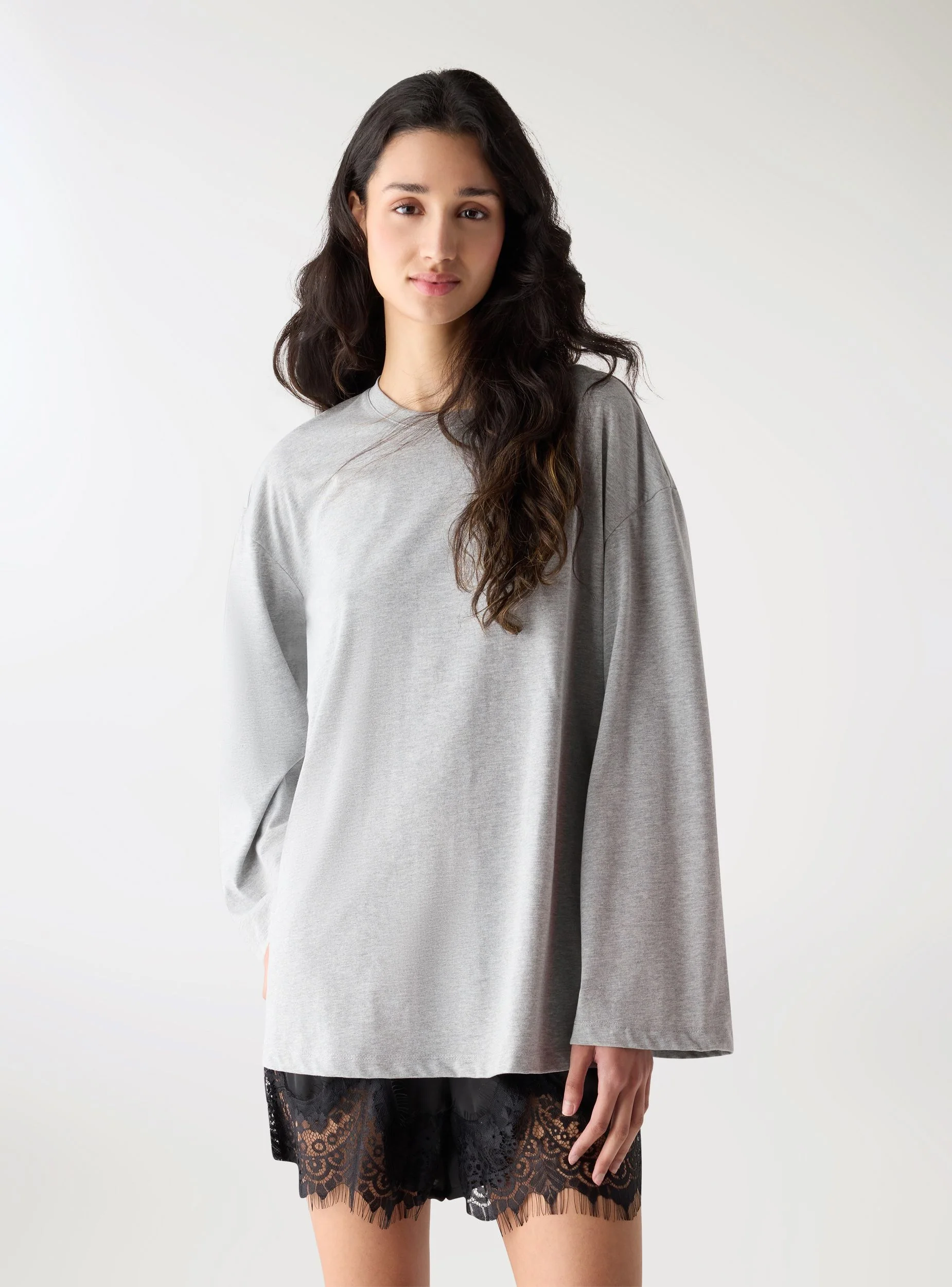 T-shirt oversize tinta unita