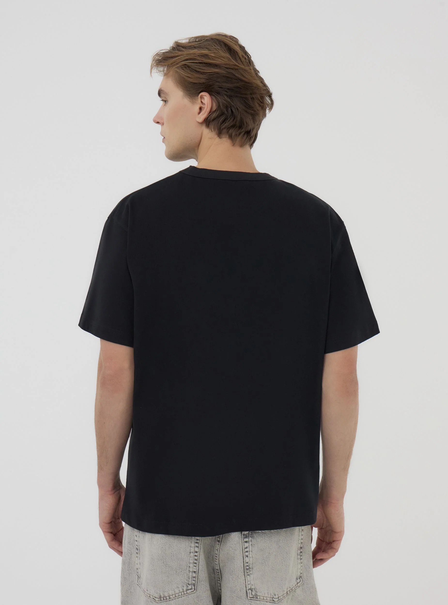 T-shirt pesante tinta unita - Image 3